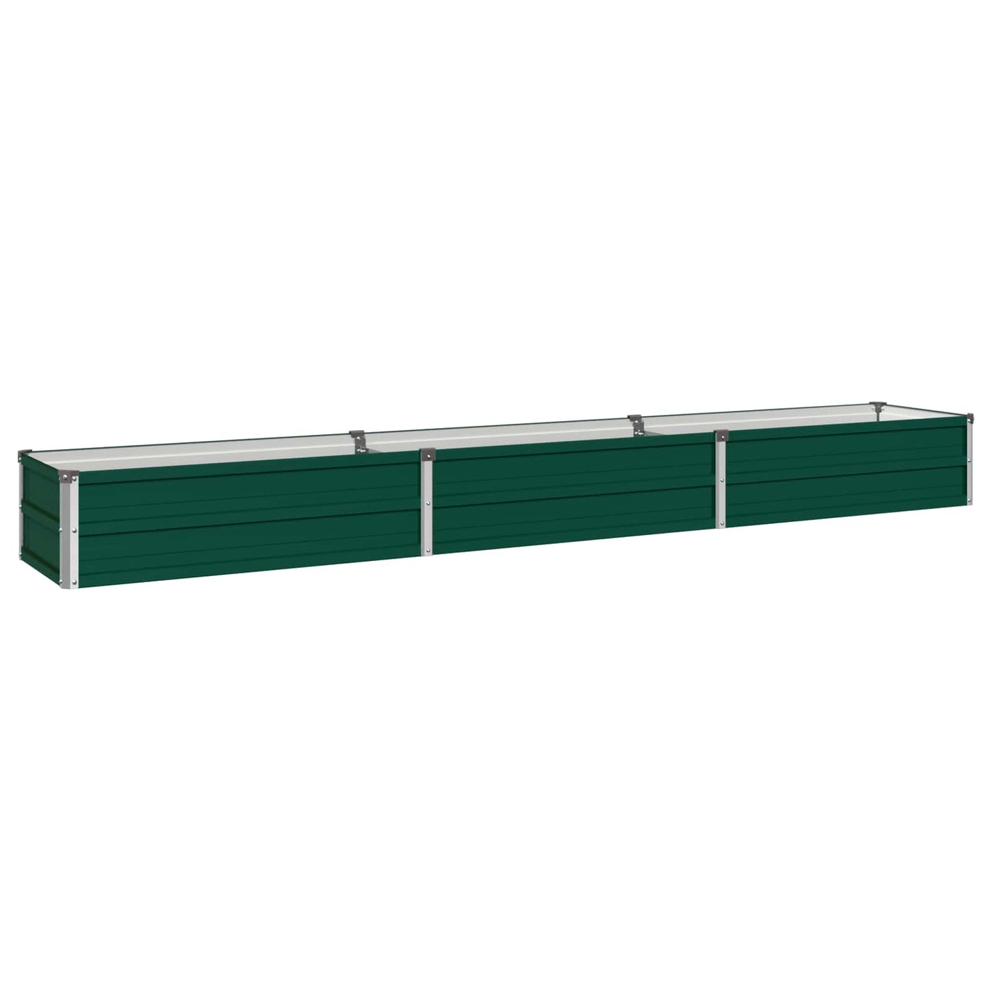 vidaXL Υψωμένο Κρεβάτι Κήπου Πράσινο 240 x 40 x 24 εκ.