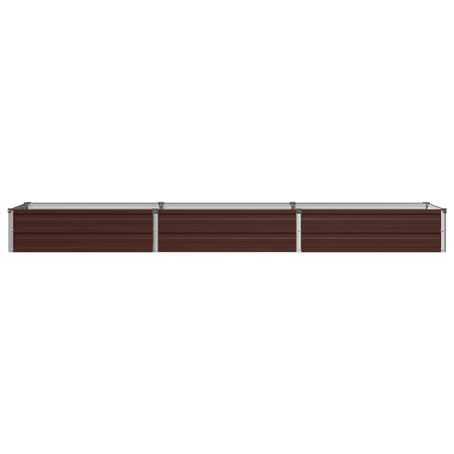 vidaXL Υψωμένο Κρεβάτι Κήπου Καφέ 240 x 40 x 24 εκ.