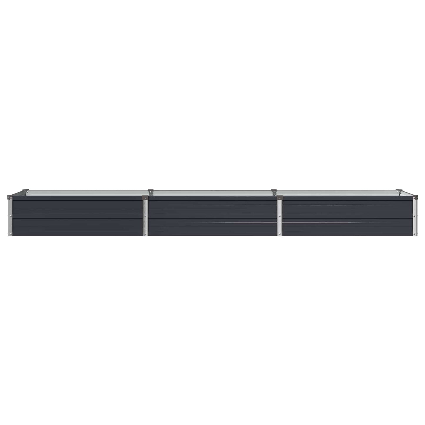 vidaXL Υψωμένο Κρεβάτι Κήπου Ανθρακί 240 x 40 x 24 εκ.