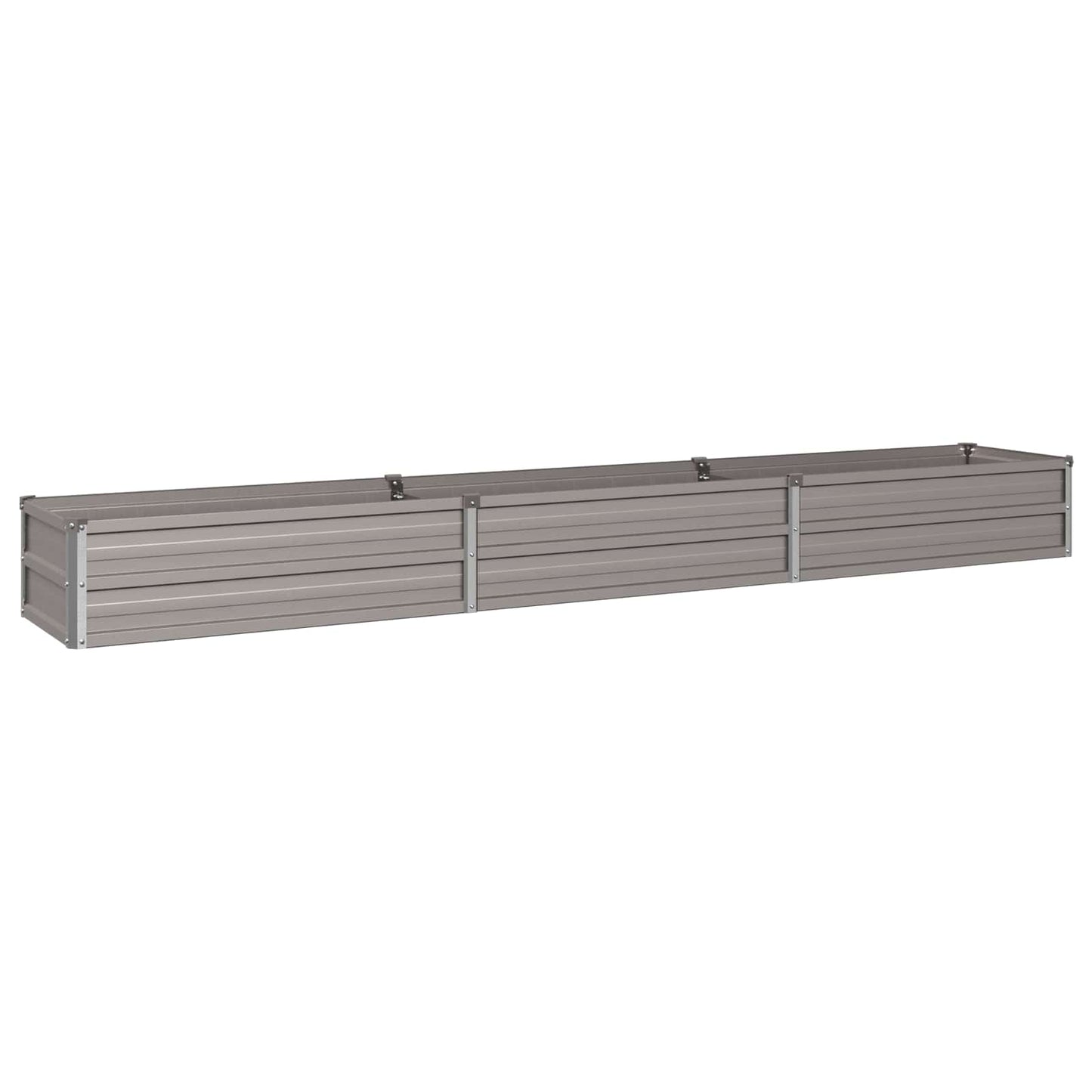 vidaXL Υψωμένο Κρεβάτι Κήπου Σκ rusty 240 x 40 x 24 εκ. κοντόν