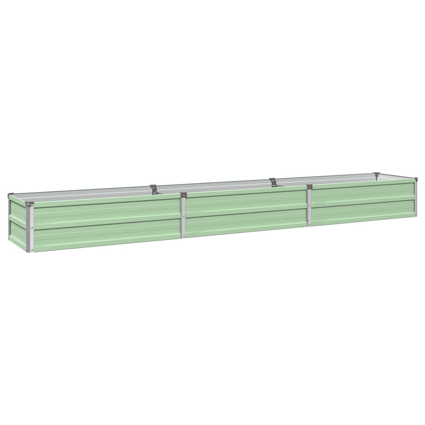 vidaXL Υψωμένο Κρεβάτι Κήπου Παστέλ Πράσινο 240 x 40 x 24 εκ.