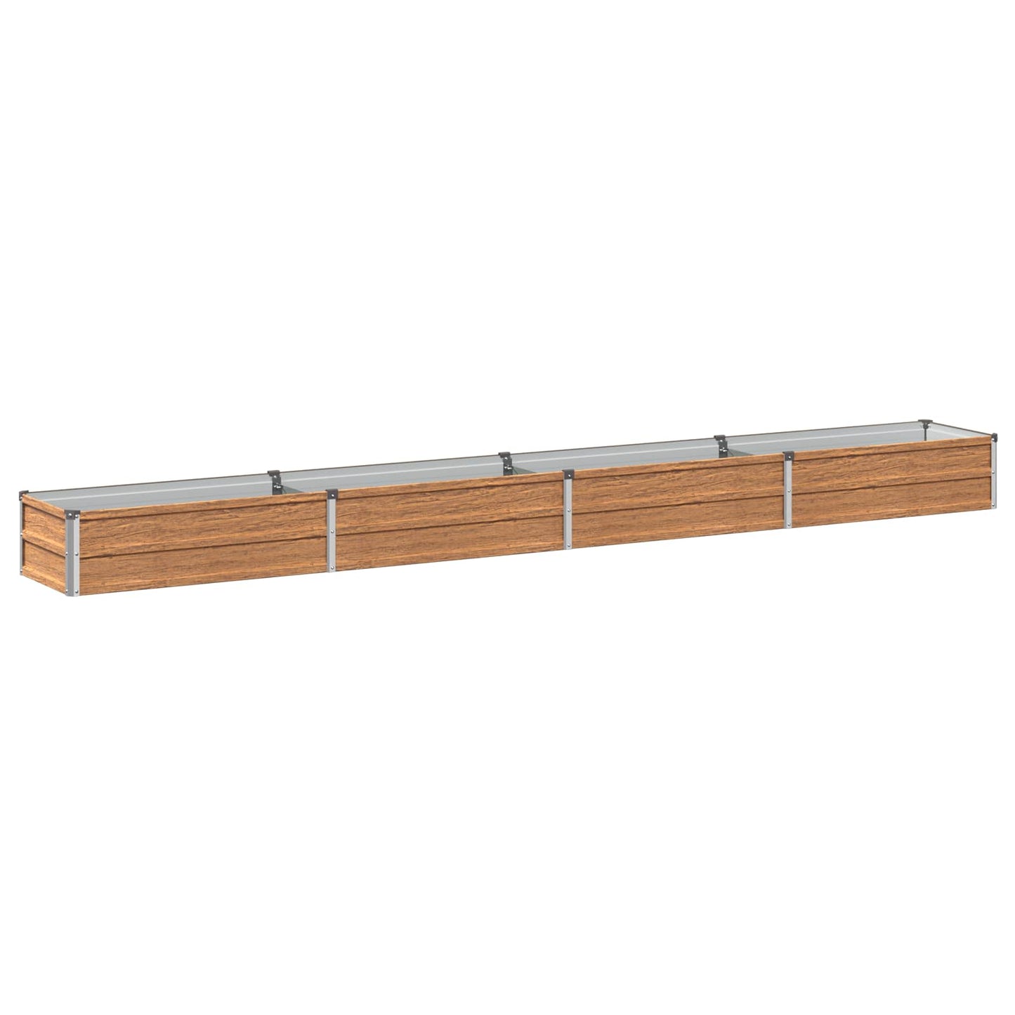 vidaXL Υψωμένο Κρεβάτι Κήπου Ξύλινο Καφέ 320 x 40 x 24 εκ.