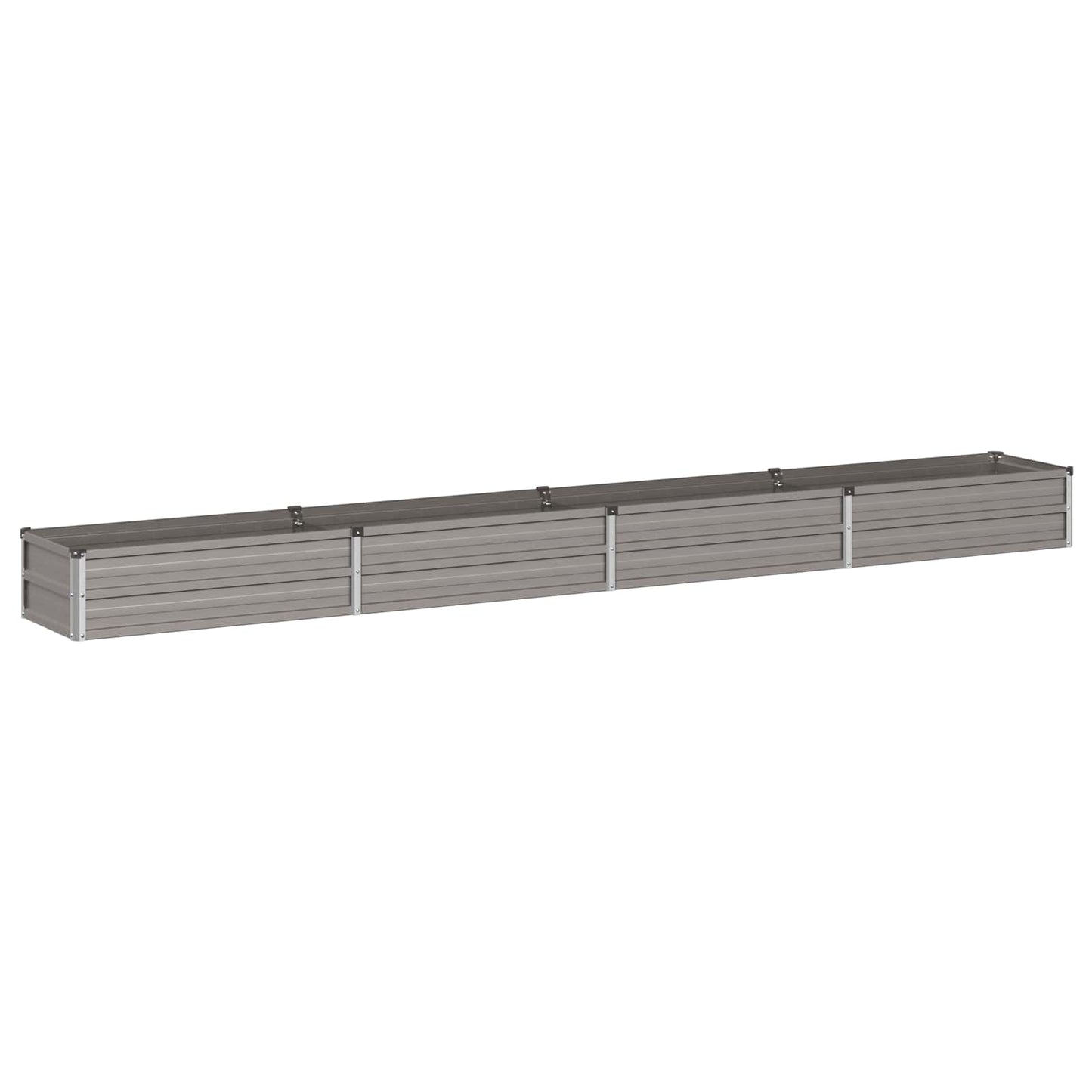 vidaXL Υψωμένο Κρεβάτι Κήπου Σκ rusty 320 x 40 x 24 εκ. κοντόν