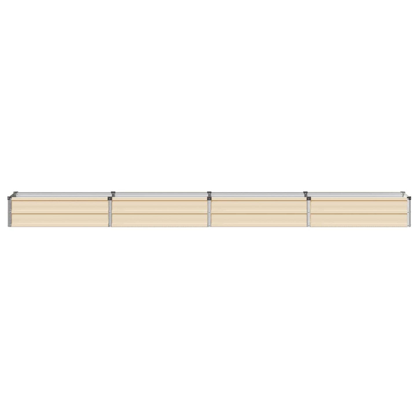 vidaXL Υψωμένο Κρεβάτι Κήπου Ελεφαντόδοντο 320 x 40 x 24 εκ.