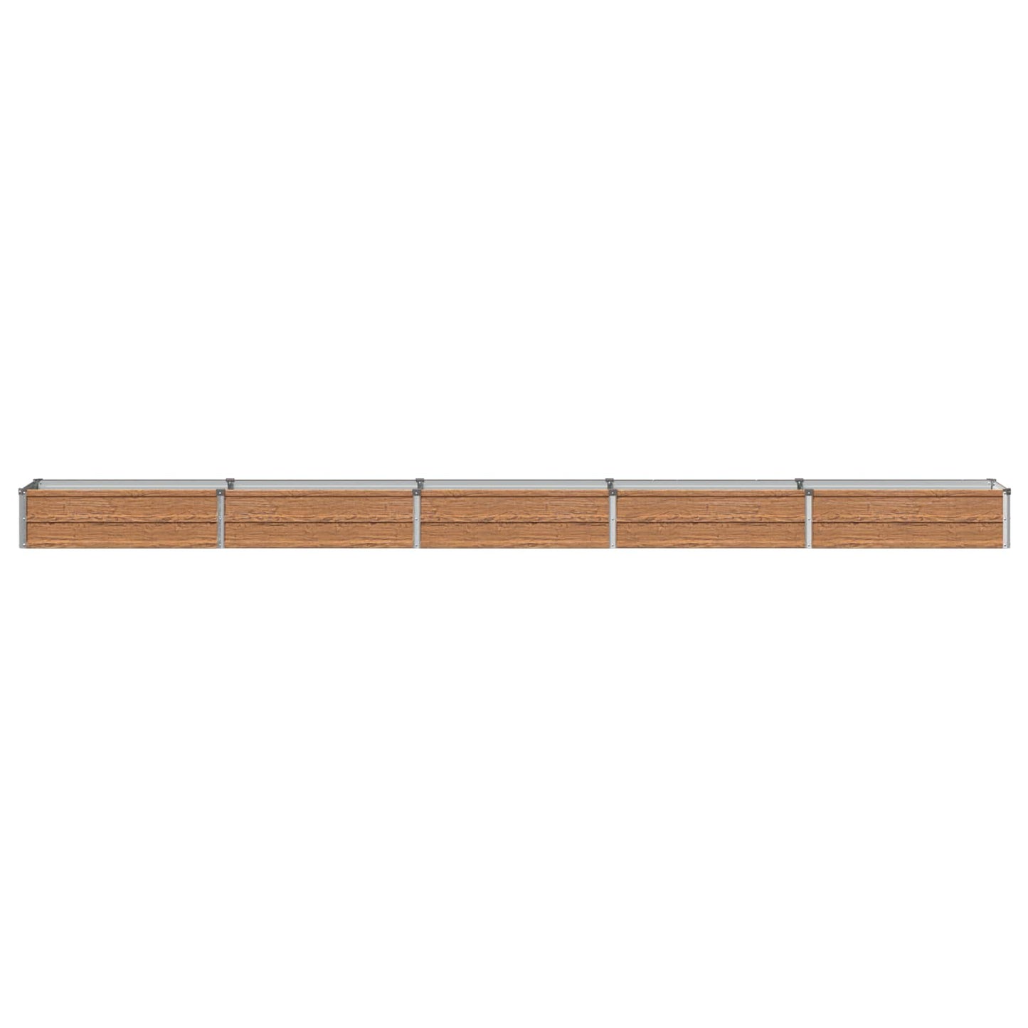 vidaXL Υψωμένο Κρεβάτι Κήπου Ξύλινο Καφέ 400 x 40 x 24 εκ.