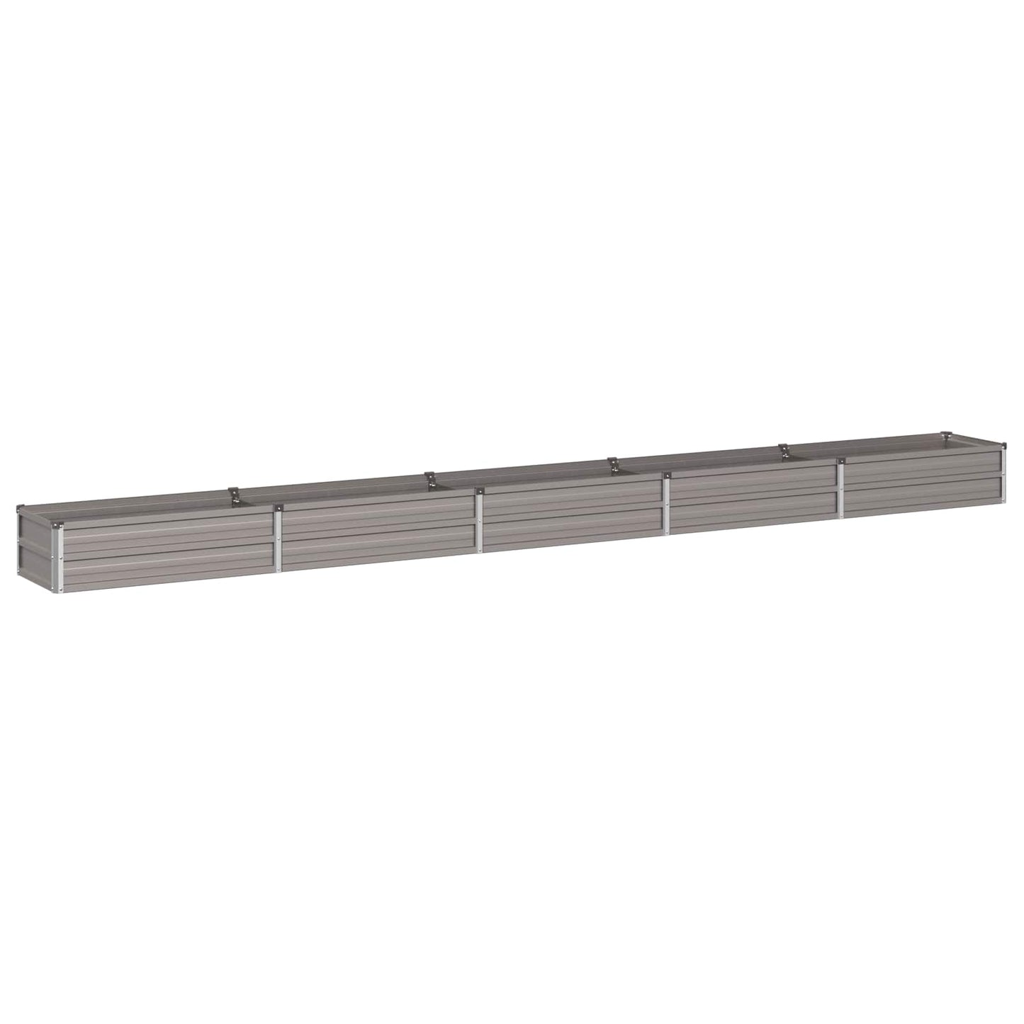 vidaXL Υψωμένο Κρεβάτι Κήπου Σκ rusty 400 x 40 x 24 εκ. κοντόν