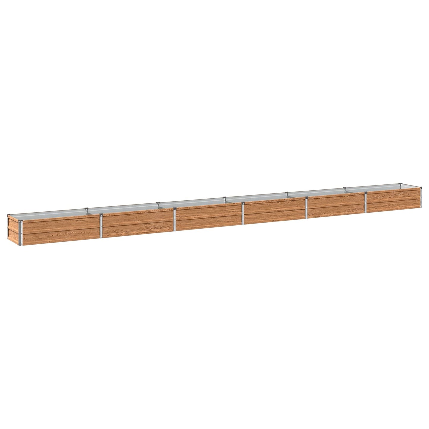 vidaXL Υψωμένο Κρεβάτι Κήπου Ξύλινο Καφέ 480 x 40 x 24 εκ.