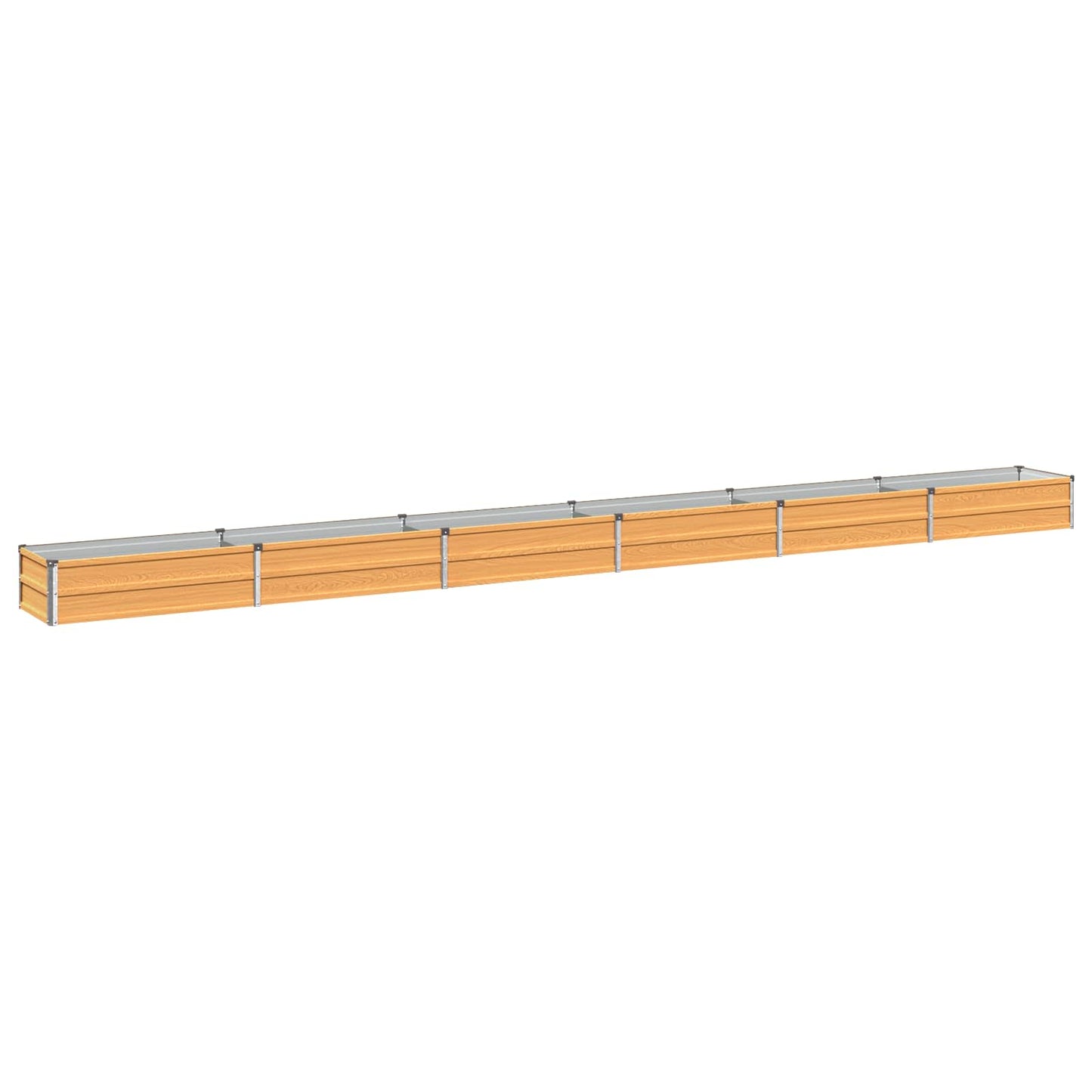 vidaXL Υψωμένο Κρεβάτι Κήπου Φυσικό 480 x 40 x 24 εκ.