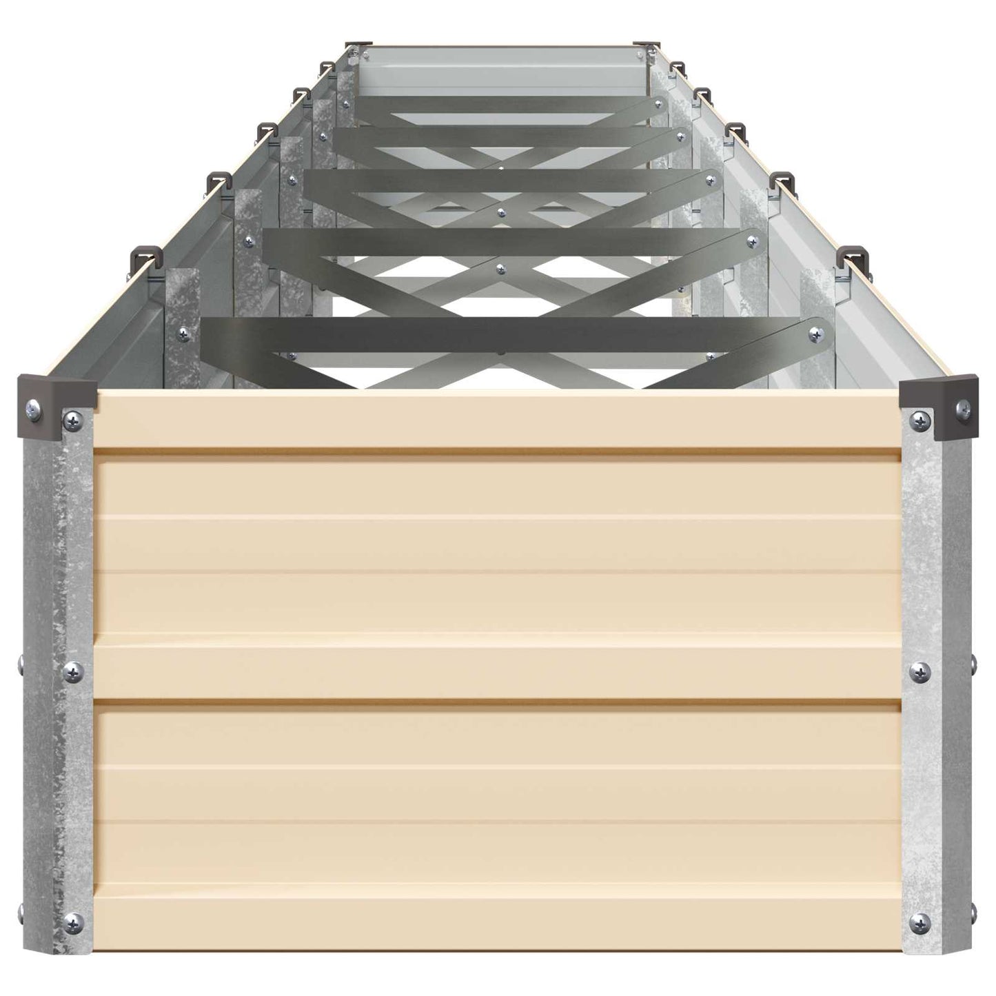 vidaXL Υψωμένο Κρεβάτι Κήπου Ελεφαντόδοντο 480 x 40 x 24 εκ.