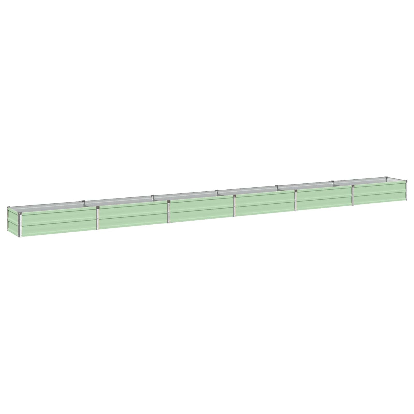 vidaXL Υψωμένο Κρεβάτι Κήπου Παστέλ Πράσινο 480 x 40 x 24 εκ.