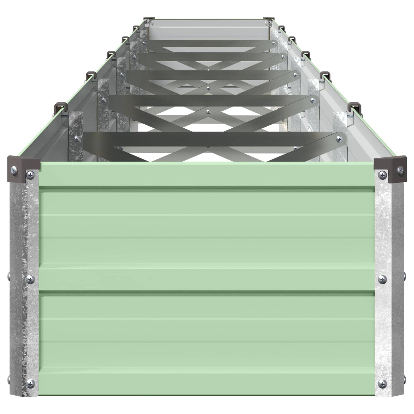 vidaXL Υψωμένο Κρεβάτι Κήπου Παστέλ Πράσινο 480 x 40 x 24 εκ.