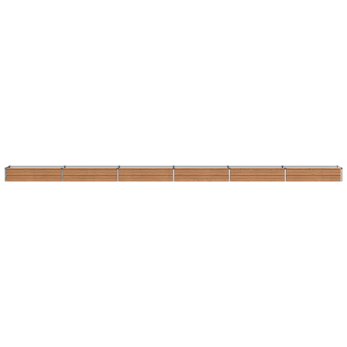 vidaXL Υψωμένο Κρεβάτι Κήπου Ξύλινο Καφέ 600 x 40 x 24 εκ.