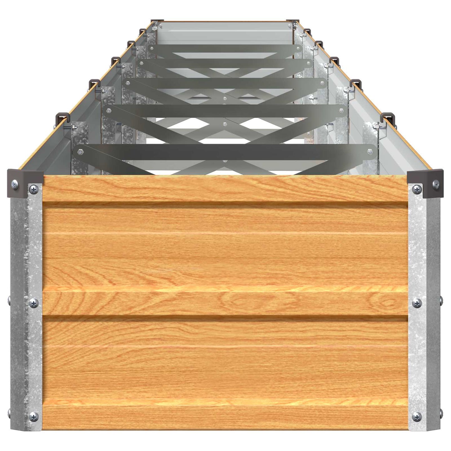vidaXL Υψωμένο Κρεβάτι Κήπου Φυσικό 600 x 40 x 24 εκ.