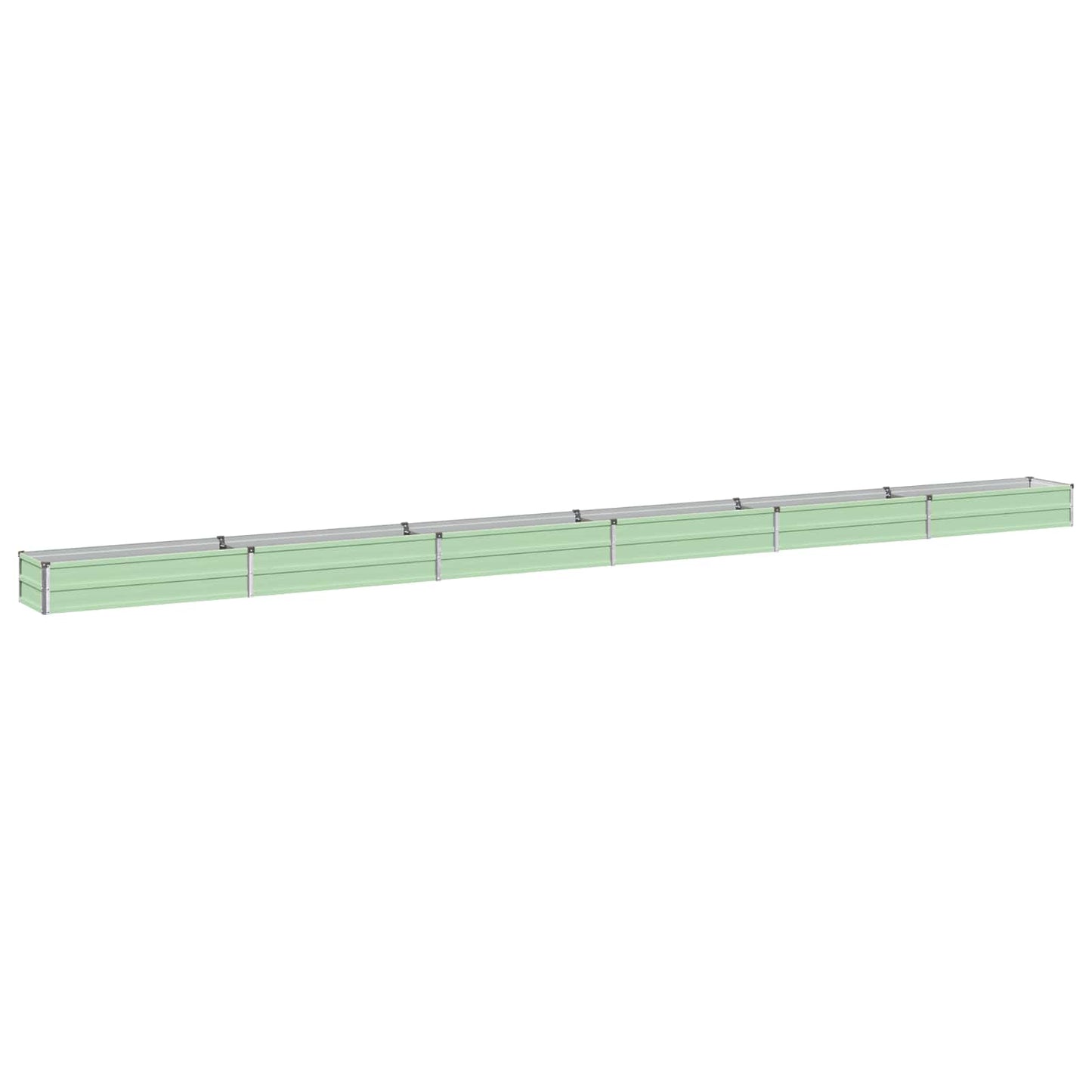 vidaXL Υψωμένο Κρεβάτι Κήπου Παστέλ Πράσινο 600 x 40 x 24 εκ.