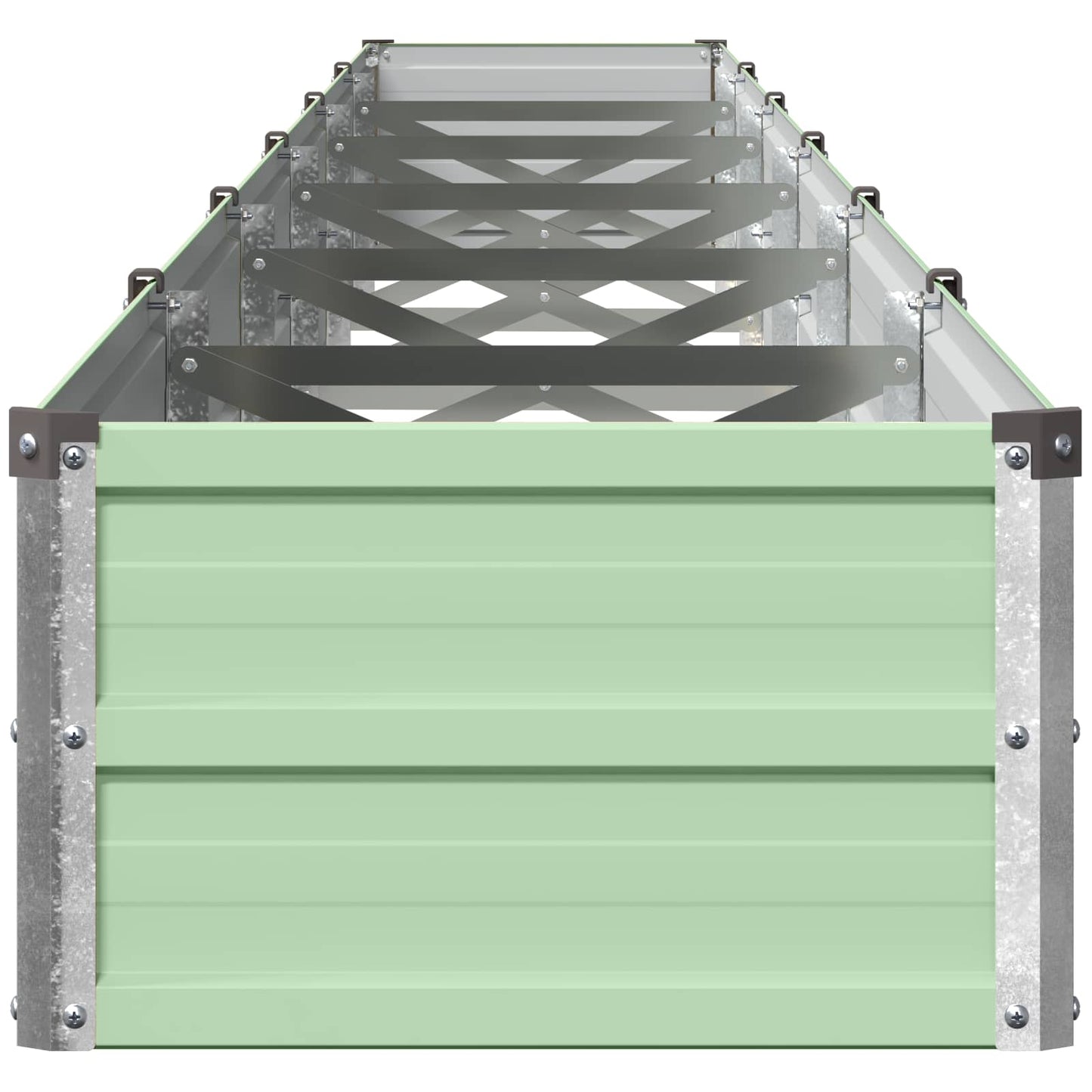 vidaXL Υψωμένο Κρεβάτι Κήπου Παστέλ Πράσινο 600 x 40 x 24 εκ.
