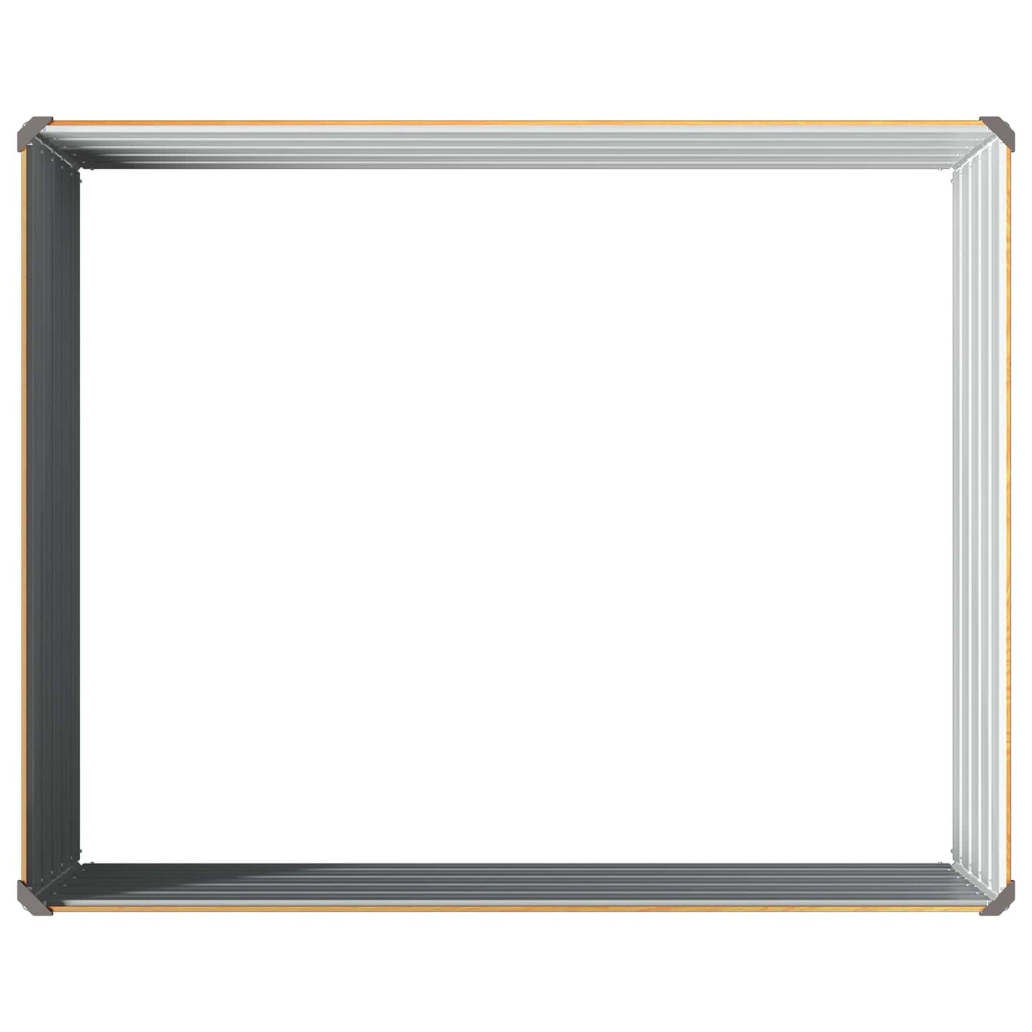 vidaXL Υψωμένο Κρεβάτι Κήπου Φυσικό 100 x 80 x 55 εκ.