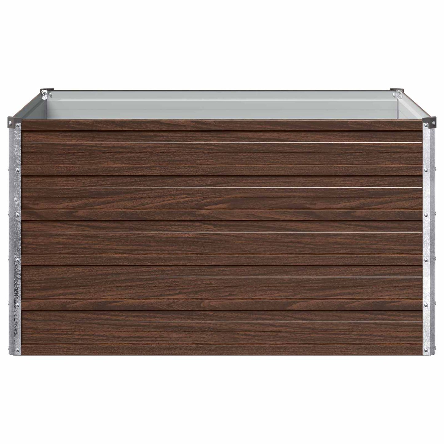 vidaXL Υψωμένο Κρεβάτι Κήπου Μαύρο 100 x 80 x 55 εκ.