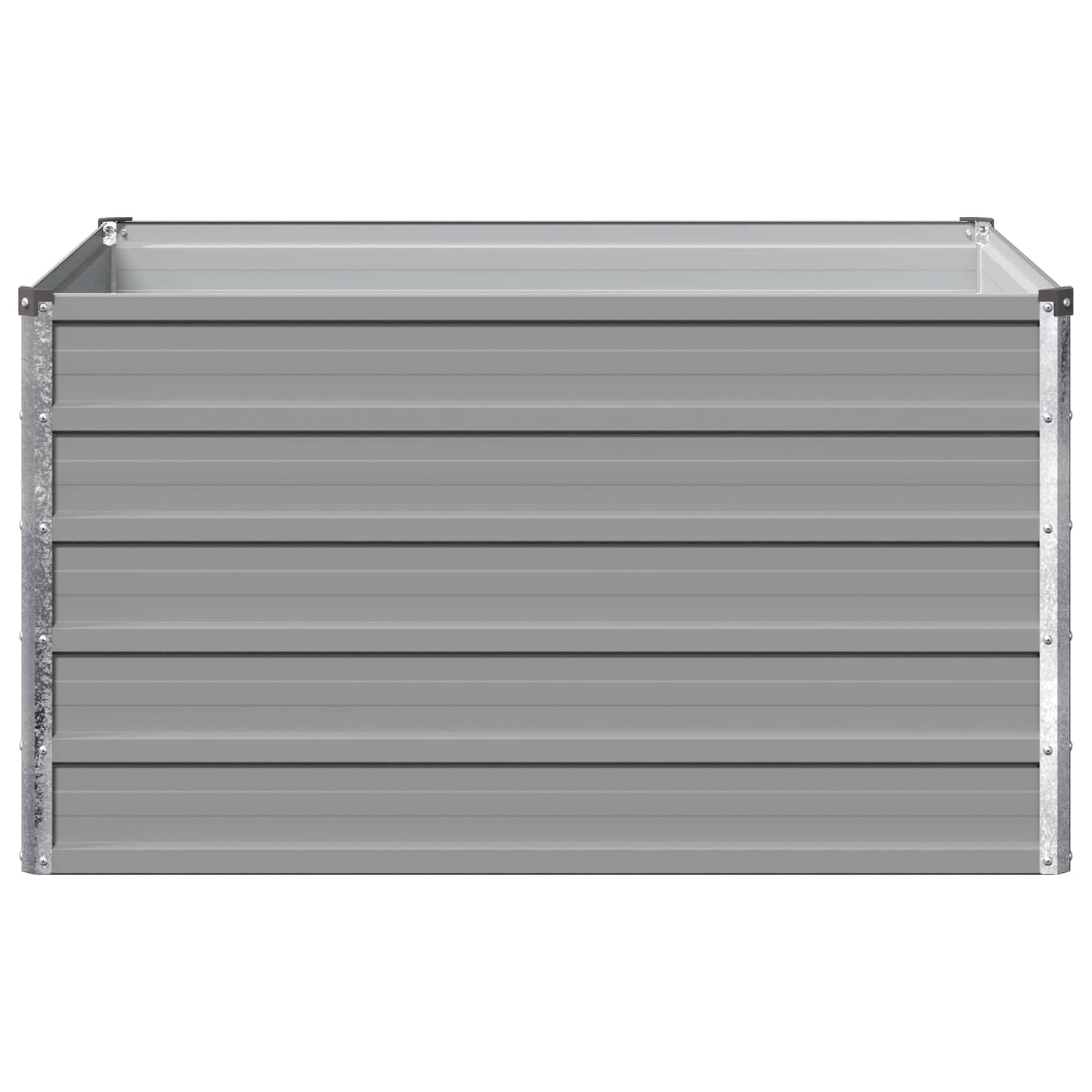 vidaXL Υψωμένο Κρεβάτι Κήπου Γκρι 100 x 80 x 55 εκ.