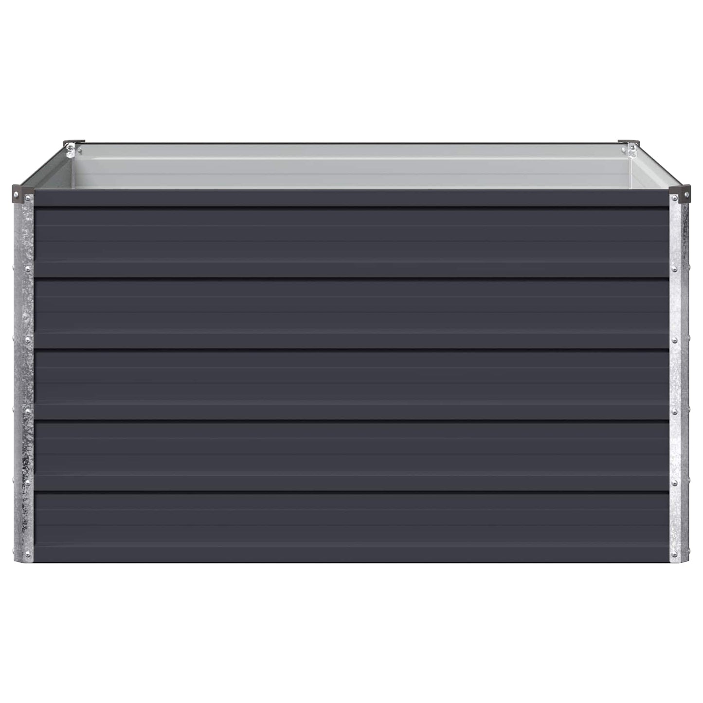 vidaXL Υψωμένο Κρεβάτι Κήπου Ανθρακί 100 x 80 x 55 εκ.
