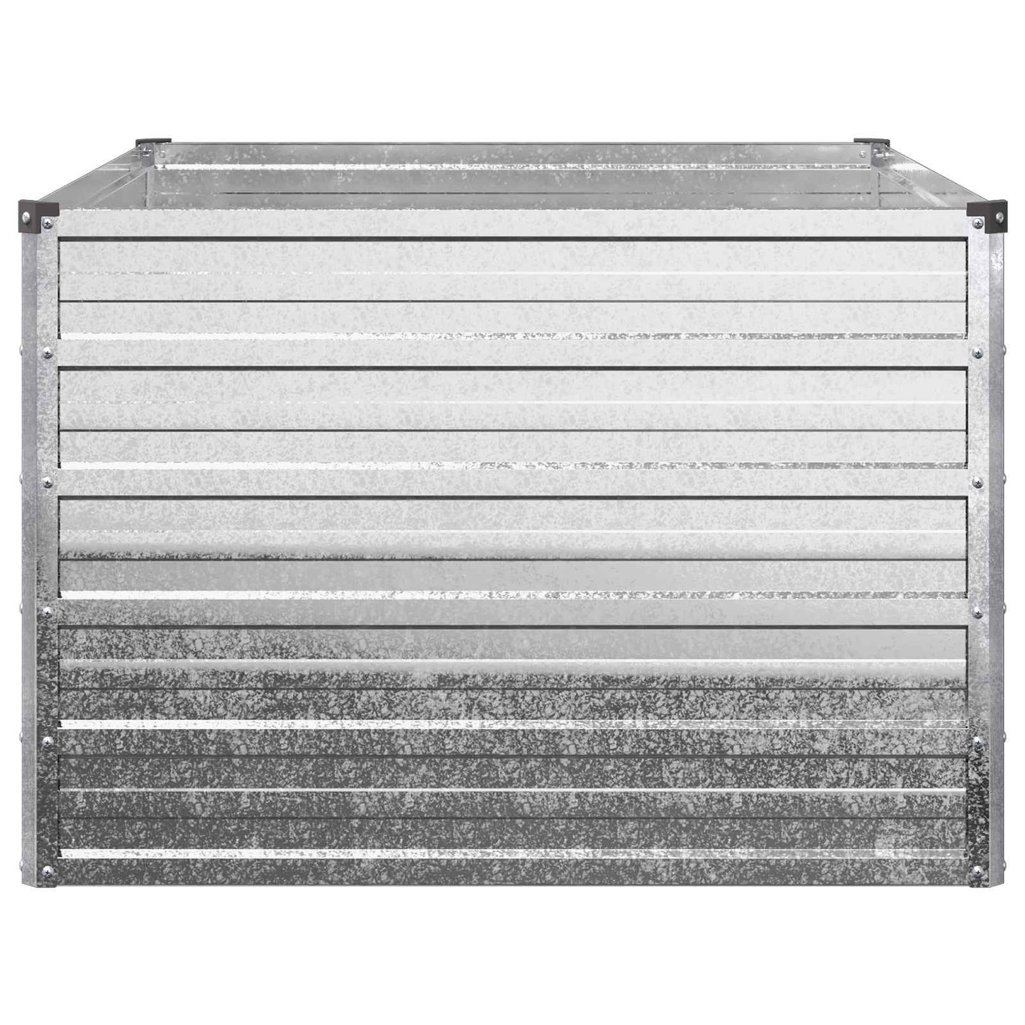 vidaXL Υψωμένο Κρεβάτι Κήπου Ασημί 100 x 80 x 55 εκ. γαλβανισμένο
