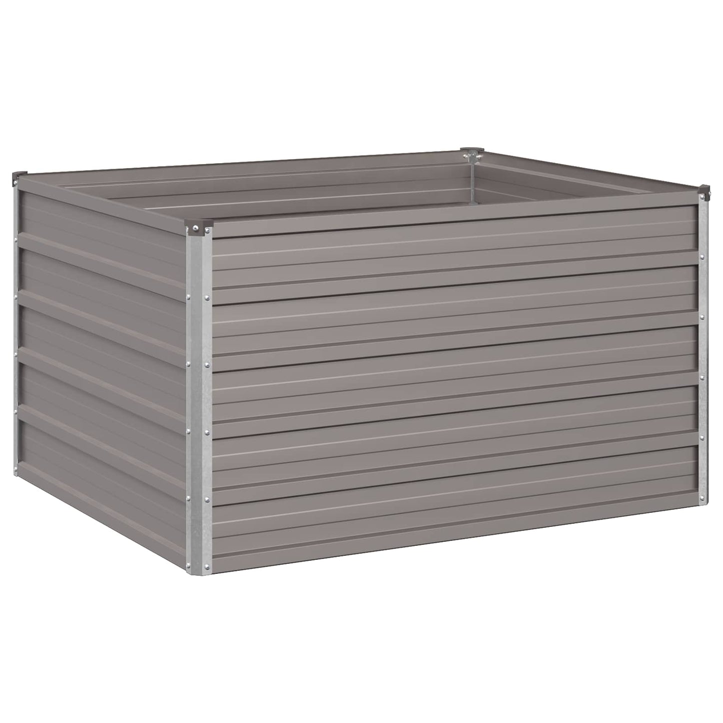 vidaXL Υψωμένο Κρεβάτι Κήπου Σκ rusty 100 x 80 x 55 εκ. κοντόν