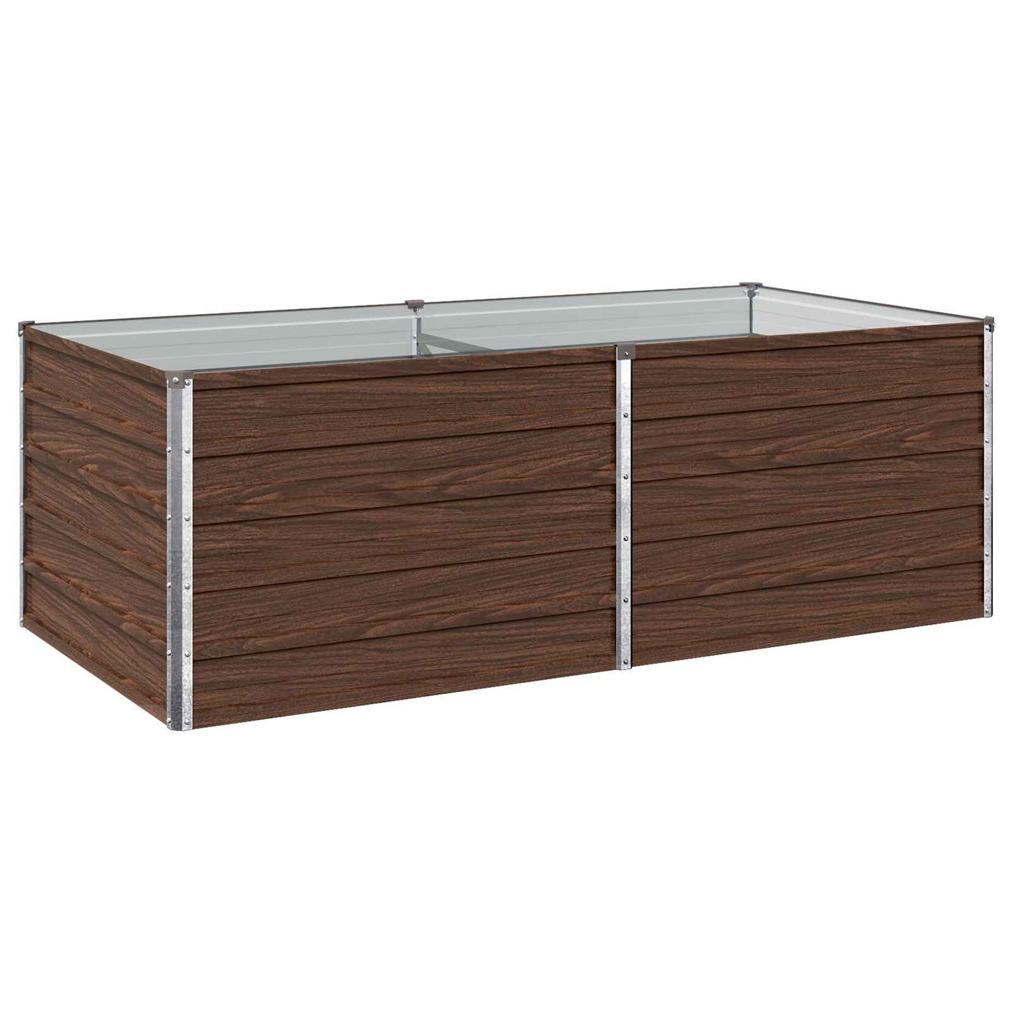 vidaXL Υψωμένο Κρεβάτι Κήπου Μαύρο 160 x 80 x 55 εκ.