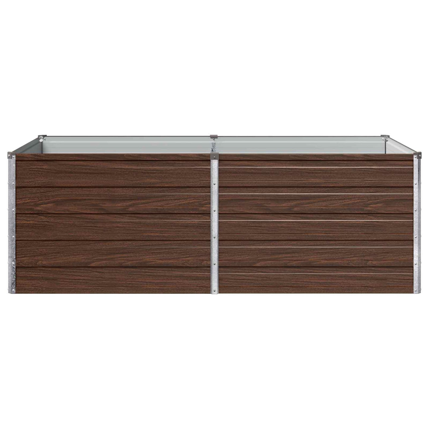 vidaXL Υψωμένο Κρεβάτι Κήπου Μαύρο 160 x 80 x 55 εκ.