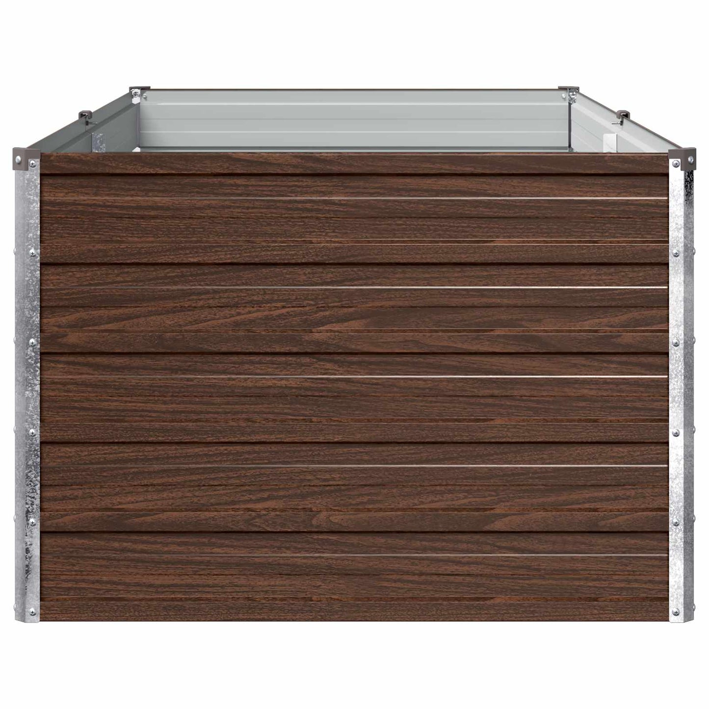 vidaXL Υψωμένο Κρεβάτι Κήπου Μαύρο 160 x 80 x 55 εκ.