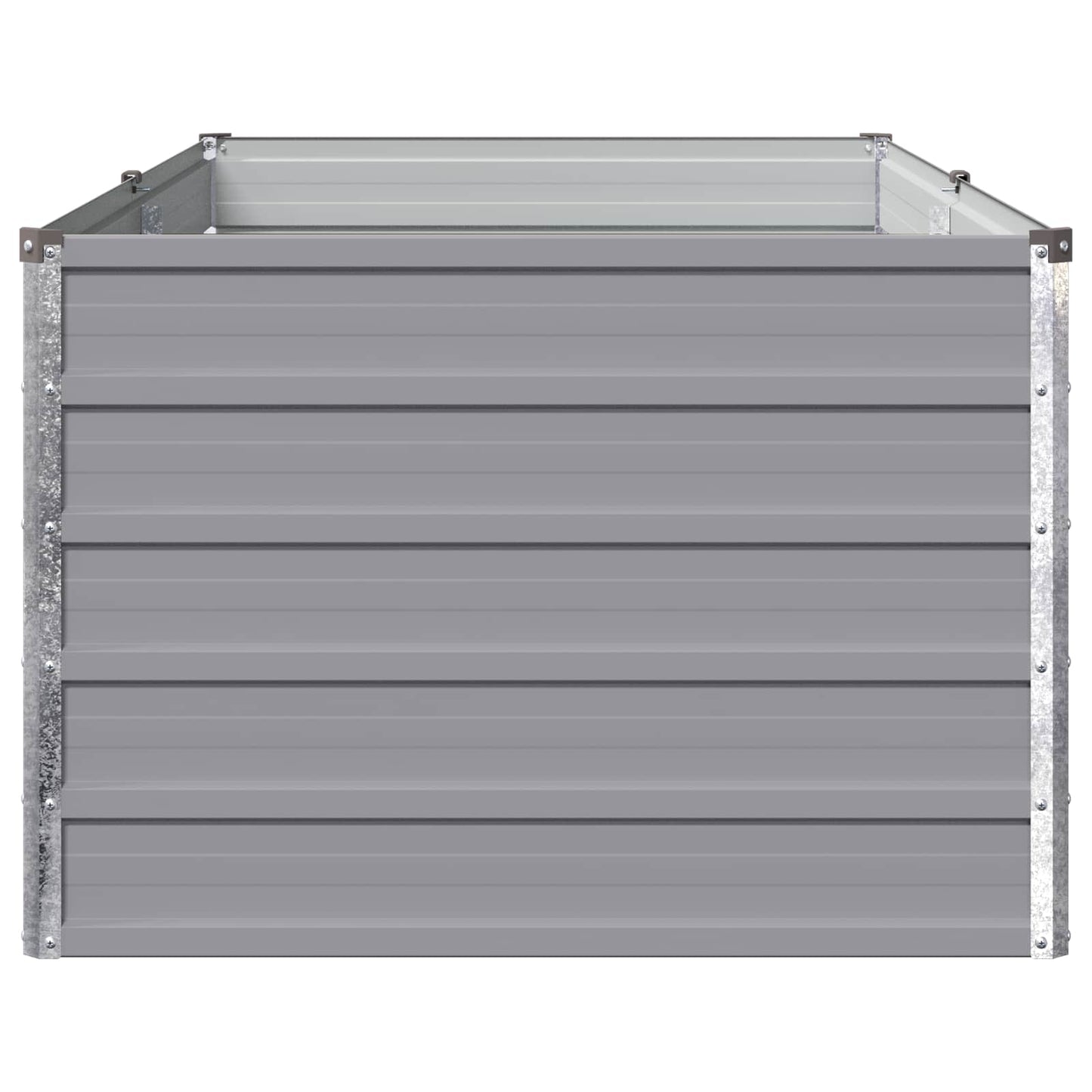 vidaXL Υψωμένο Κρεβάτι Κήπου Γκρι 160 x 80 x 55 εκ.