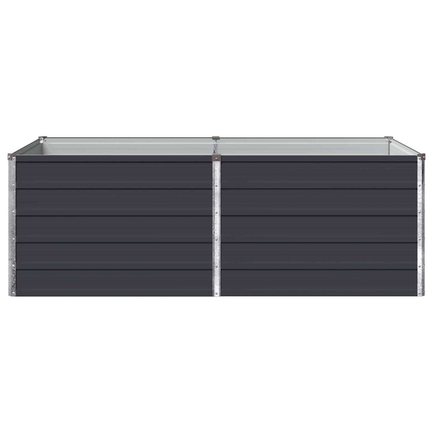 vidaXL Υψωμένο Κρεβάτι Κήπου Ανθρακί 160 x 80 x 55 εκ.