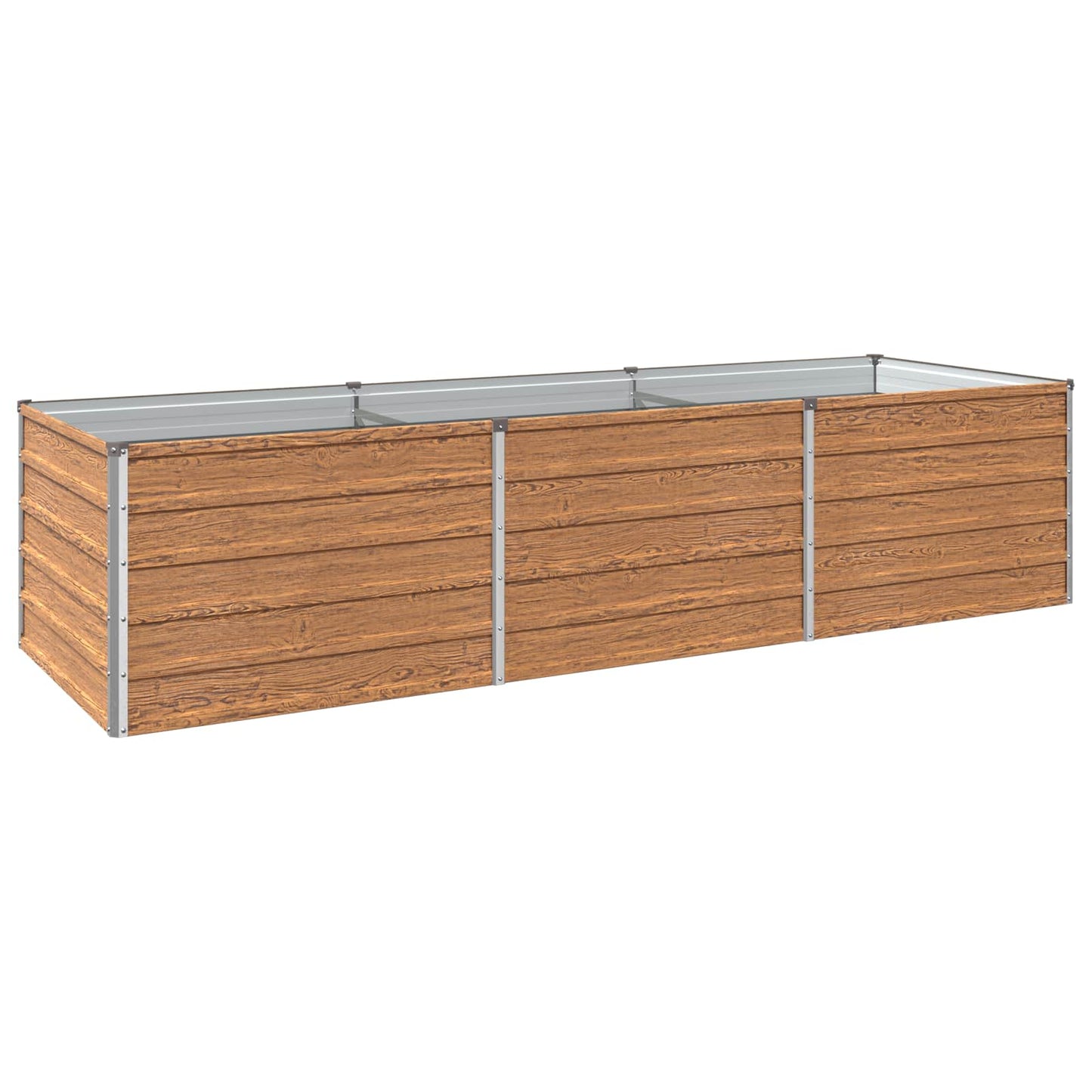 vidaXL Υψωμένο Κρεβάτι Κήπου Ξύλινο Καφέ 240 x 80 x 55 εκ.