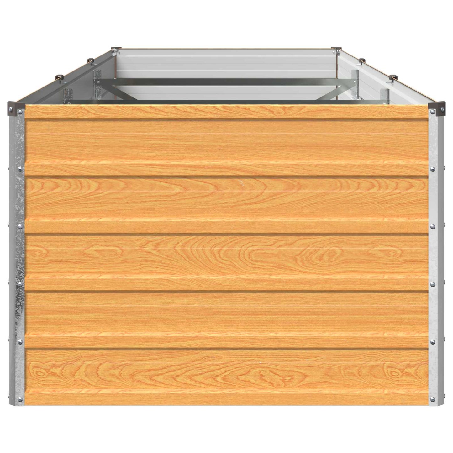 vidaXL Υψωμένο Κρεβάτι Κήπου Φυσικό 240 x 80 x 55 εκ.