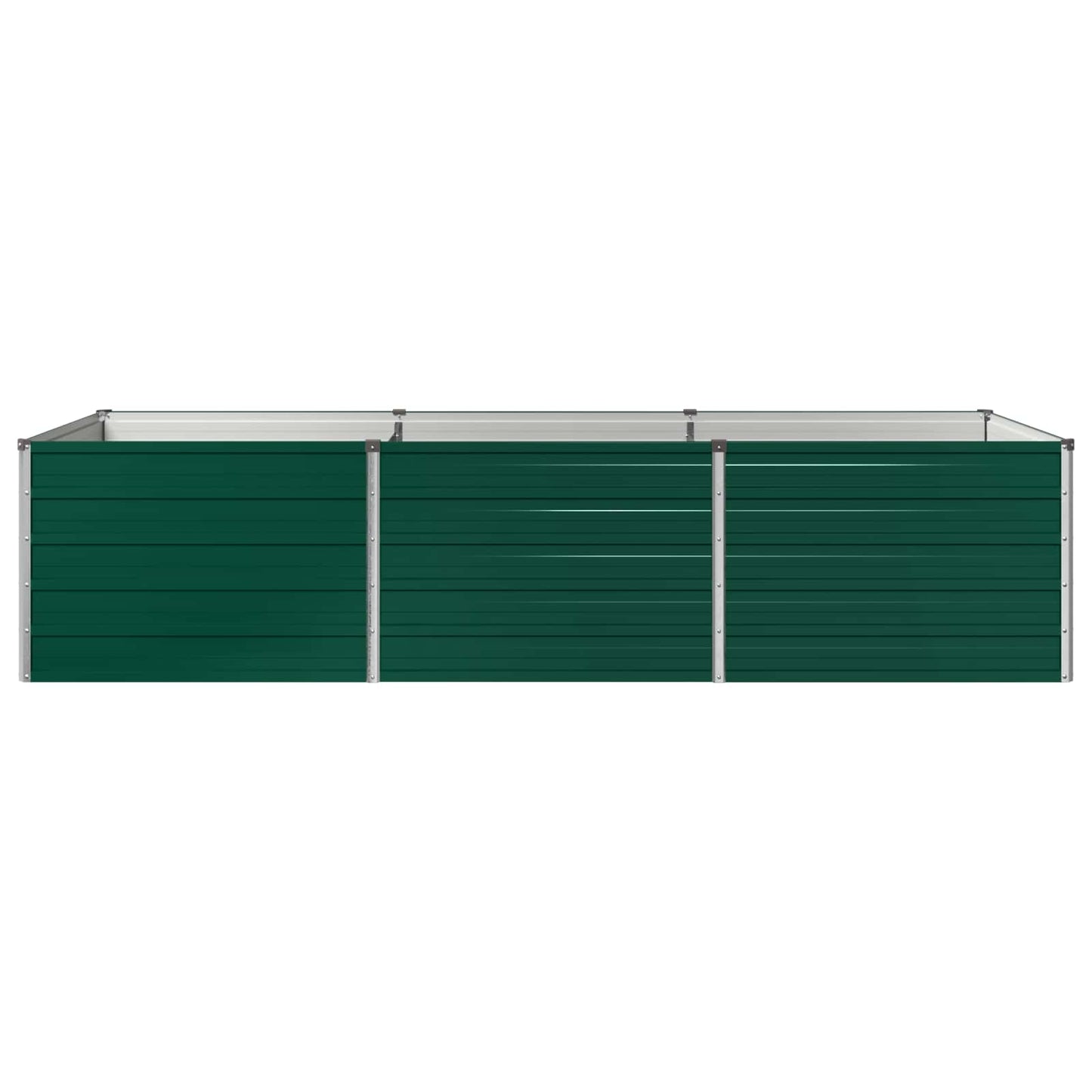 vidaXL Υψωμένο Κρεβάτι Κήπου Πράσινο 240 x 80 x 55 εκ.