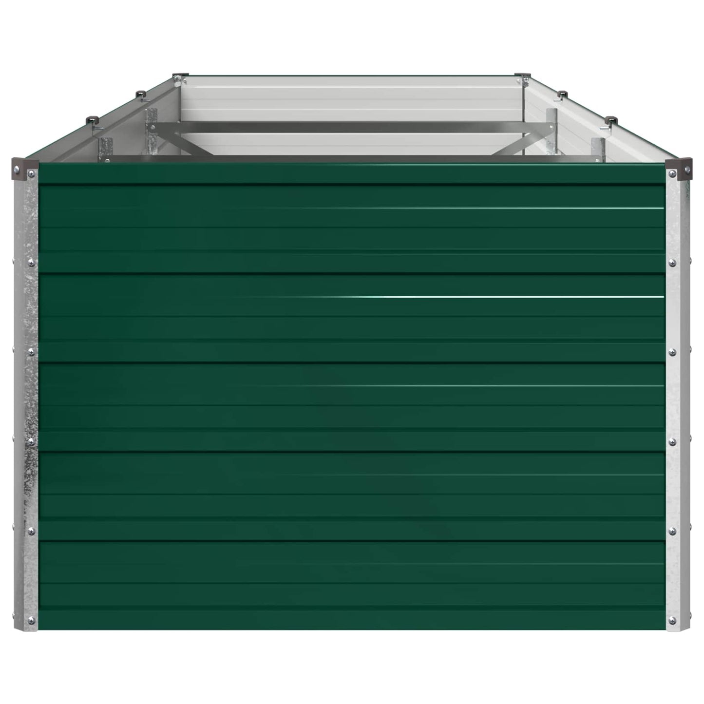 vidaXL Υψωμένο Κρεβάτι Κήπου Πράσινο 240 x 80 x 55 εκ.