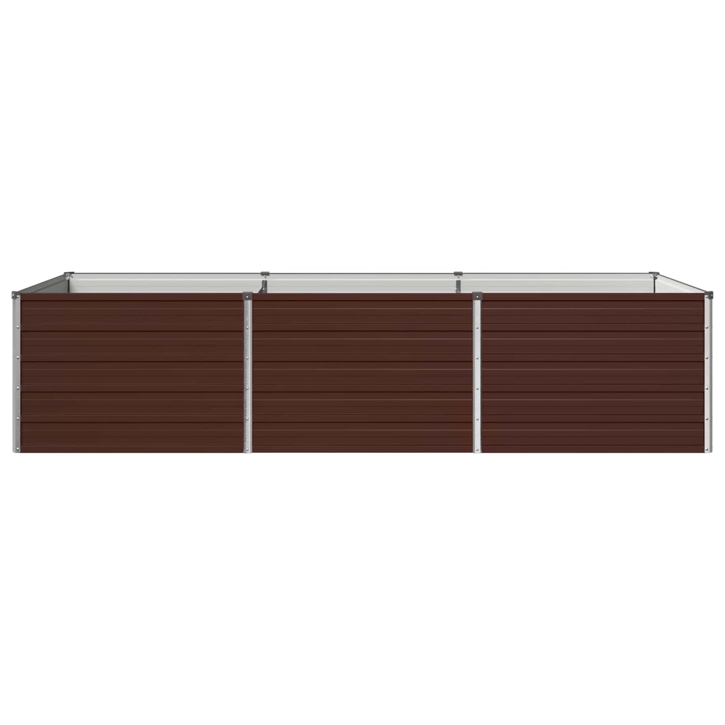 vidaXL Υψωμένο Κρεβάτι Κήπου Καφέ 240 x 80 x 55 εκ.