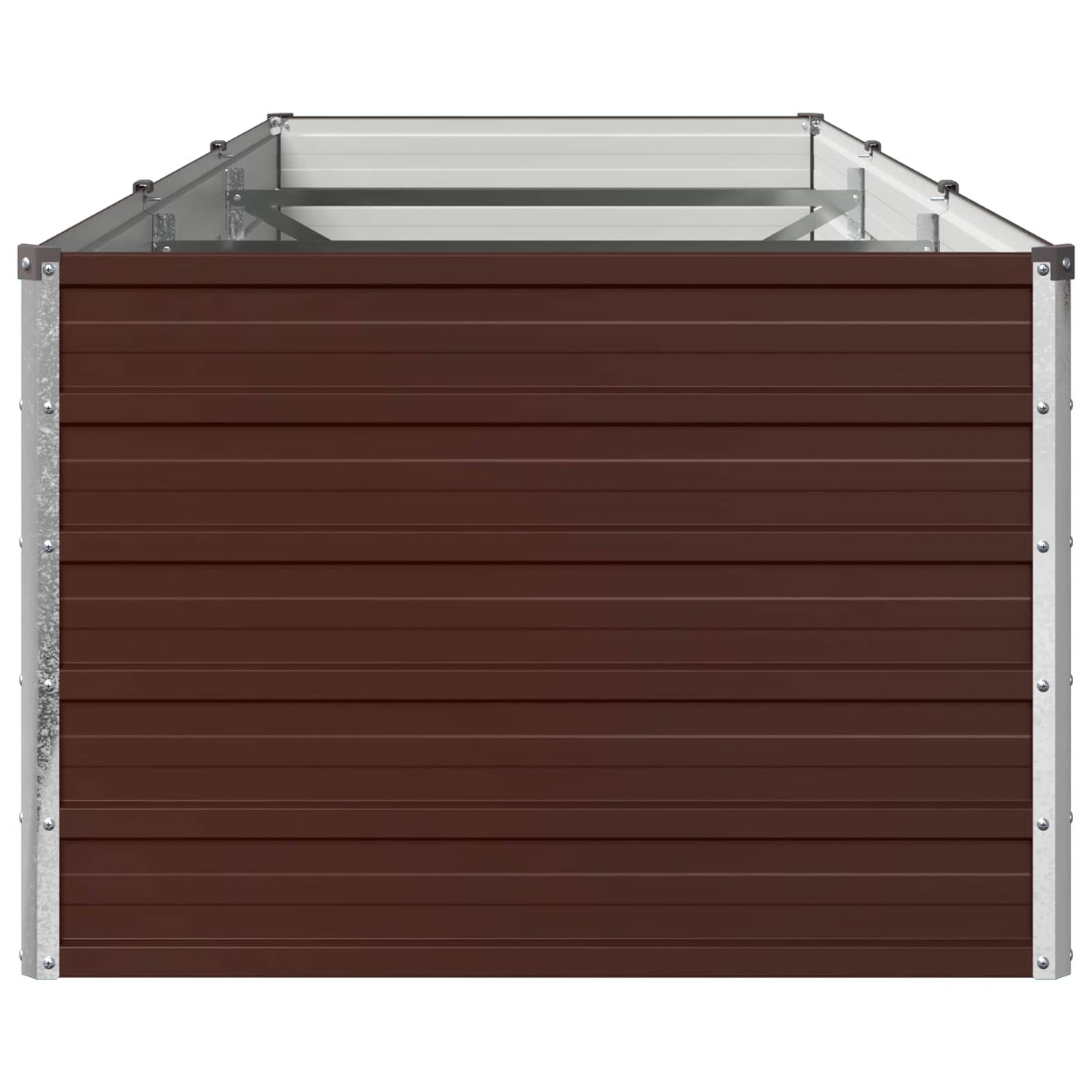 vidaXL Υψωμένο Κρεβάτι Κήπου Καφέ 240 x 80 x 55 εκ.