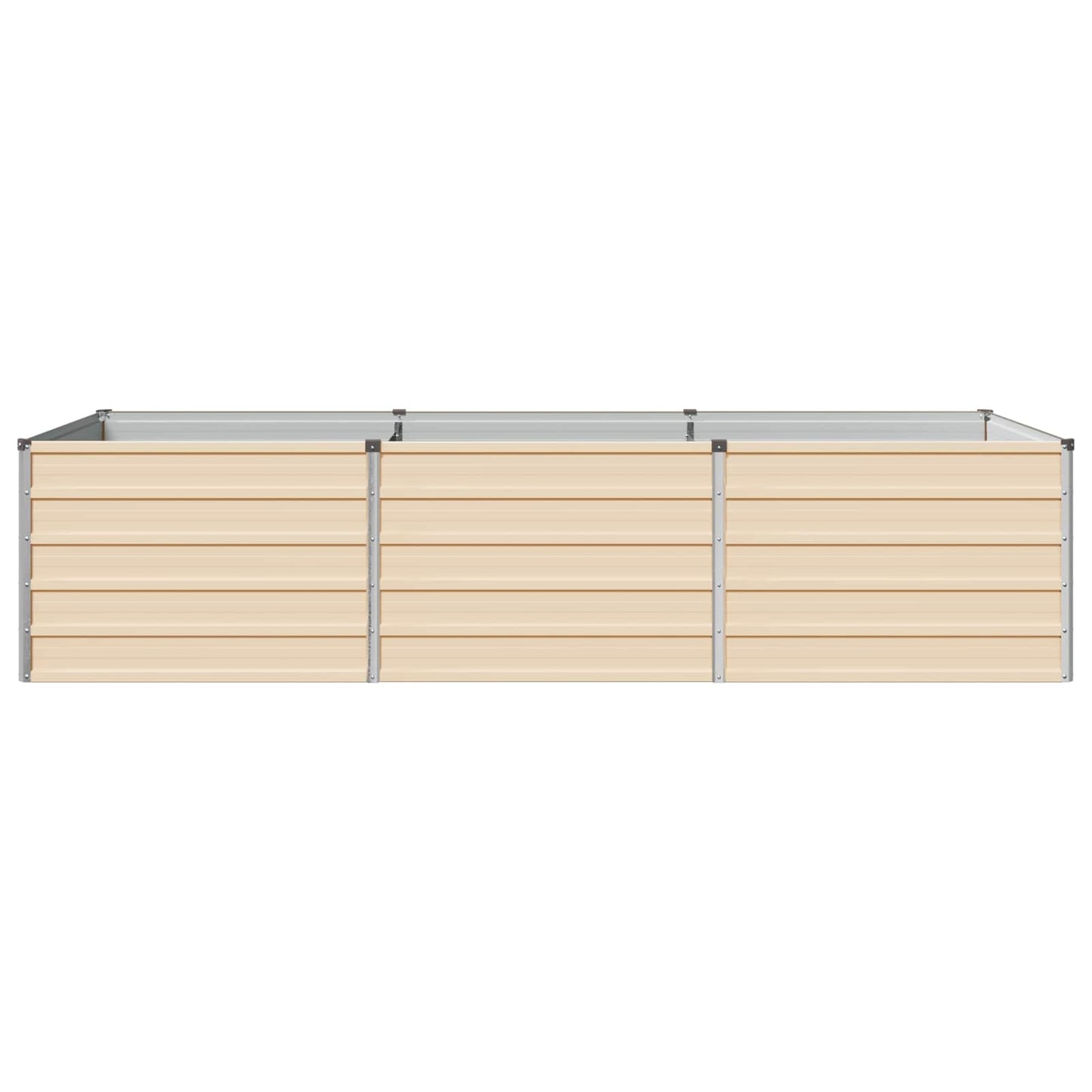 vidaXL Υψωμένο Κρεβάτι Κήπου Ελεφαντόδοντο 240 x 80 x 55 εκ.