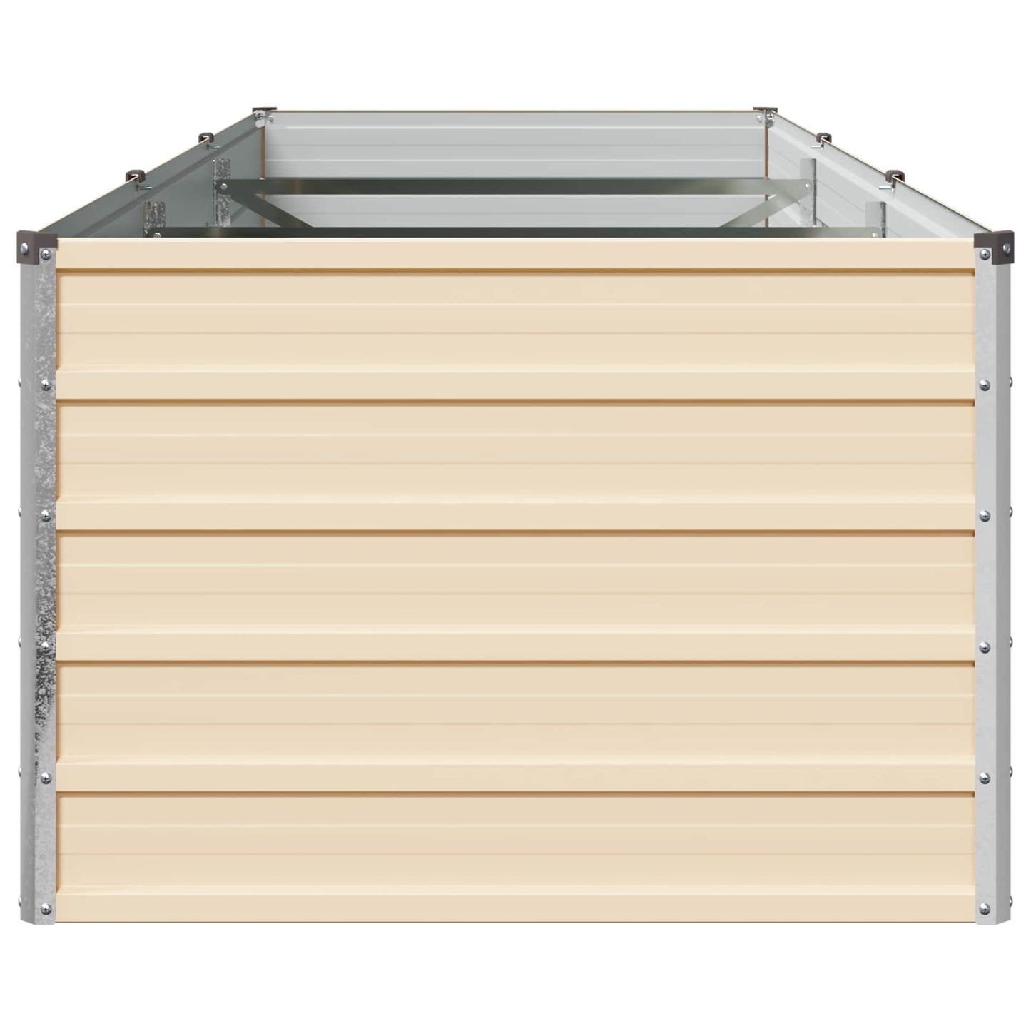 vidaXL Υψωμένο Κρεβάτι Κήπου Ελεφαντόδοντο 240 x 80 x 55 εκ.