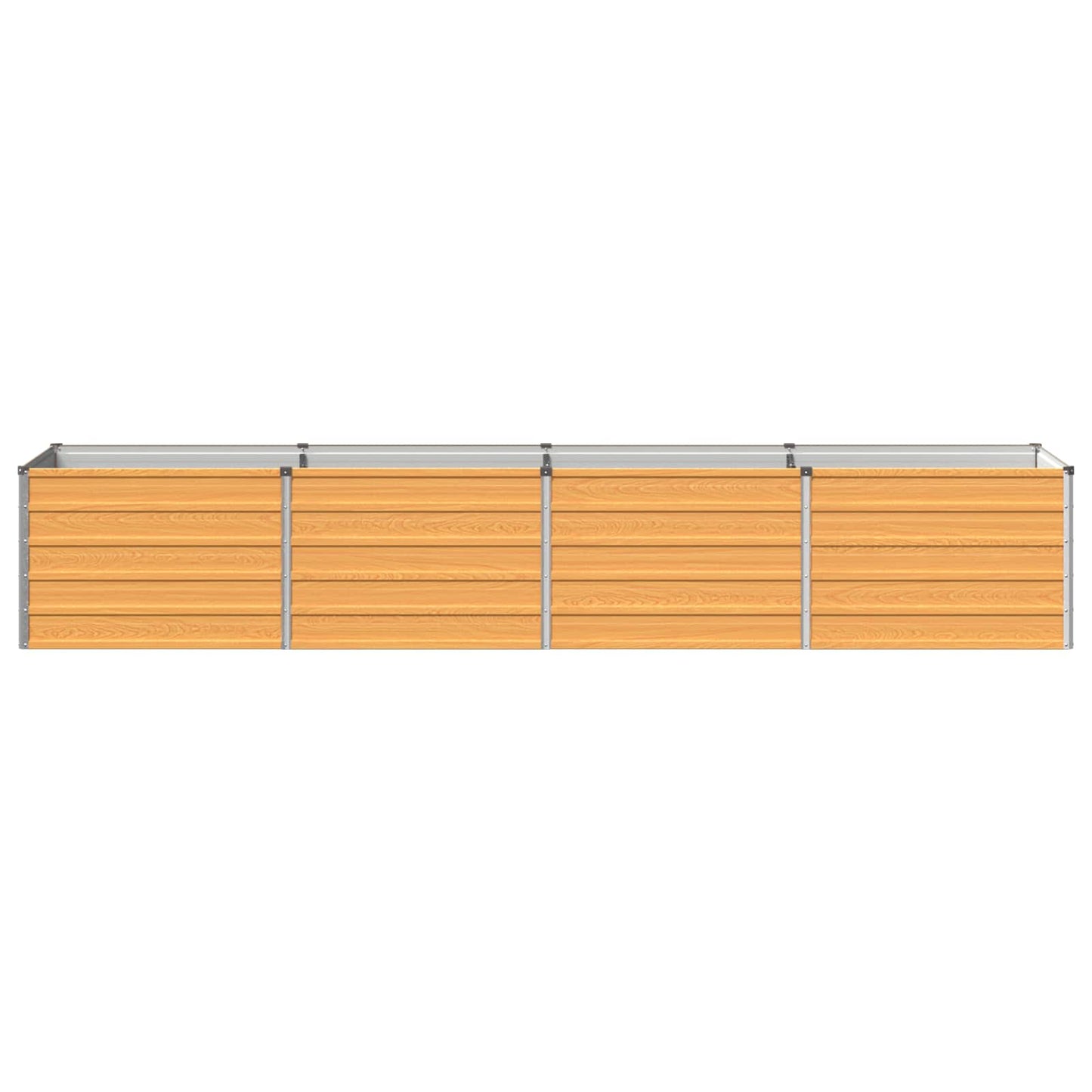 vidaXL Υψωμένο Κρεβάτι Κήπου Φυσικό 320 x 80 x 55 εκ.