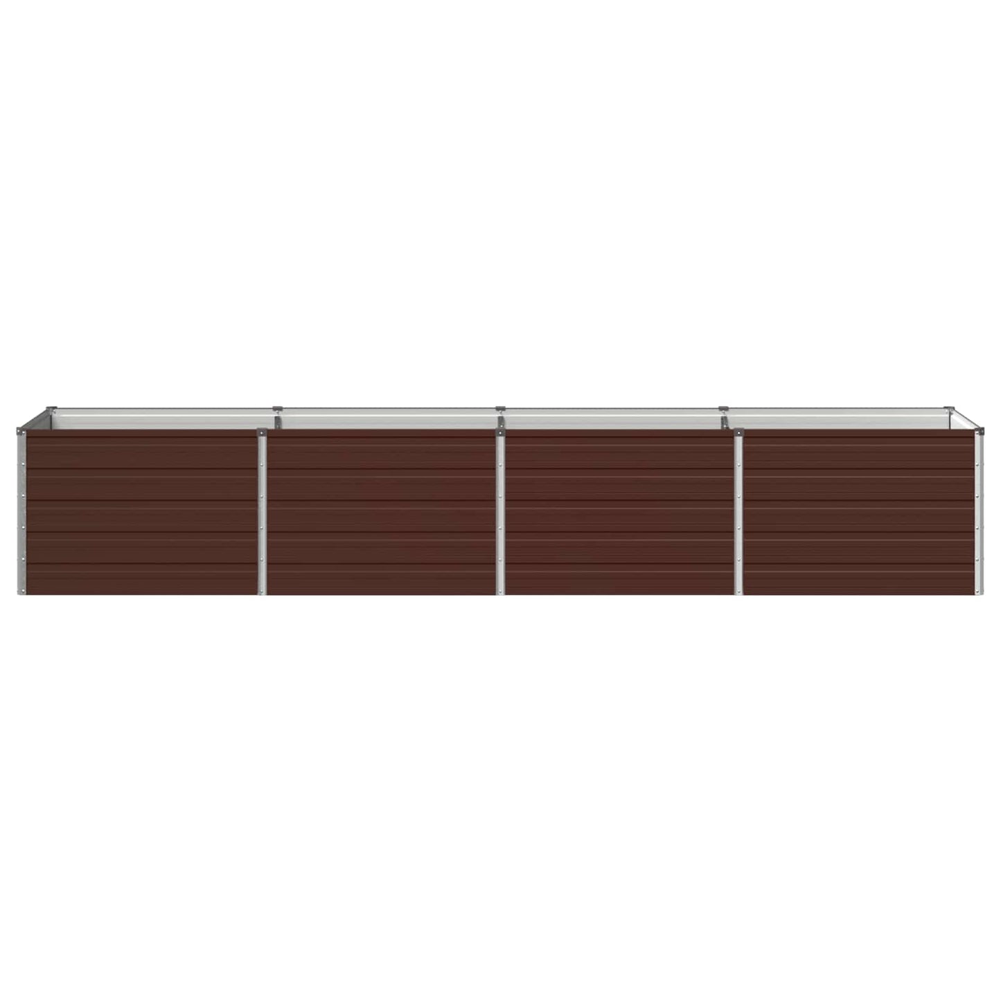 vidaXL Υψωμένο Κρεβάτι Κήπου Καφέ 320 x 80 x 55 εκ.