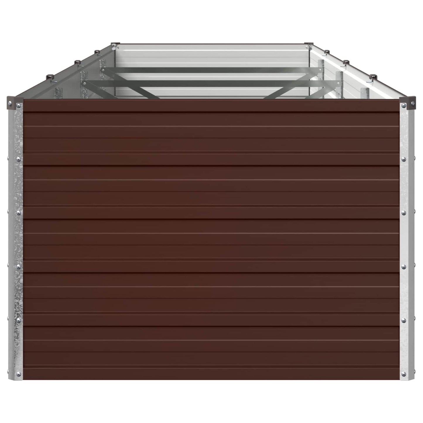 vidaXL Υψωμένο Κρεβάτι Κήπου Καφέ 320 x 80 x 55 εκ.