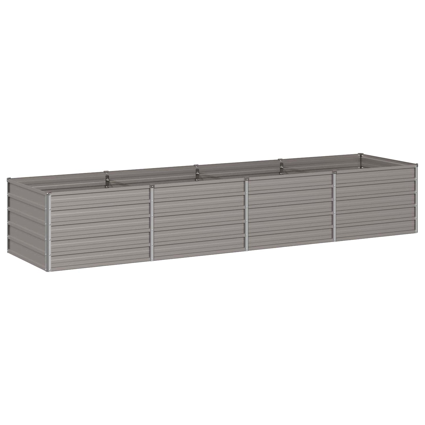 vidaXL Υψωμένο Κρεβάτι Κήπου Σκ rusty 320 x 80 x 55 εκ. κοντόν