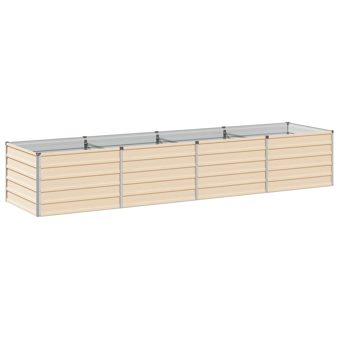 vidaXL Υψωμένο Κρεβάτι Κήπου Ελεφαντόδοντο 320 x 80 x 55 εκ.