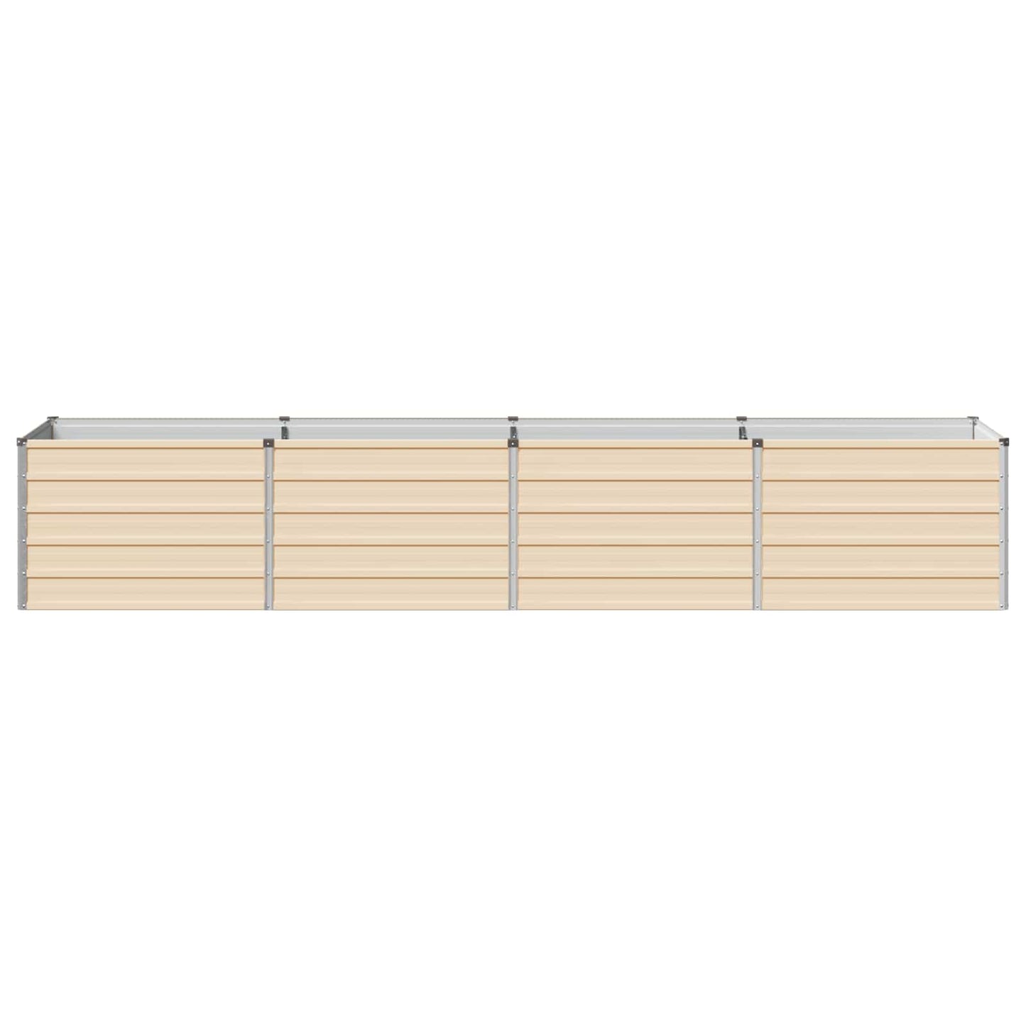 vidaXL Υψωμένο Κρεβάτι Κήπου Ελεφαντόδοντο 320 x 80 x 55 εκ.