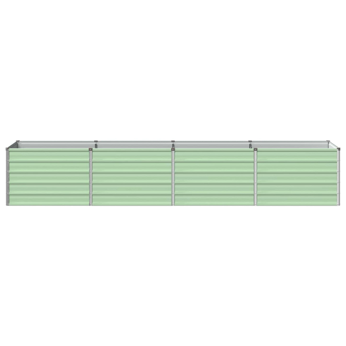 vidaXL Υψωμένο Κρεβάτι Κήπου Παστέλ Πράσινο 320 x 80 x 55 εκ.