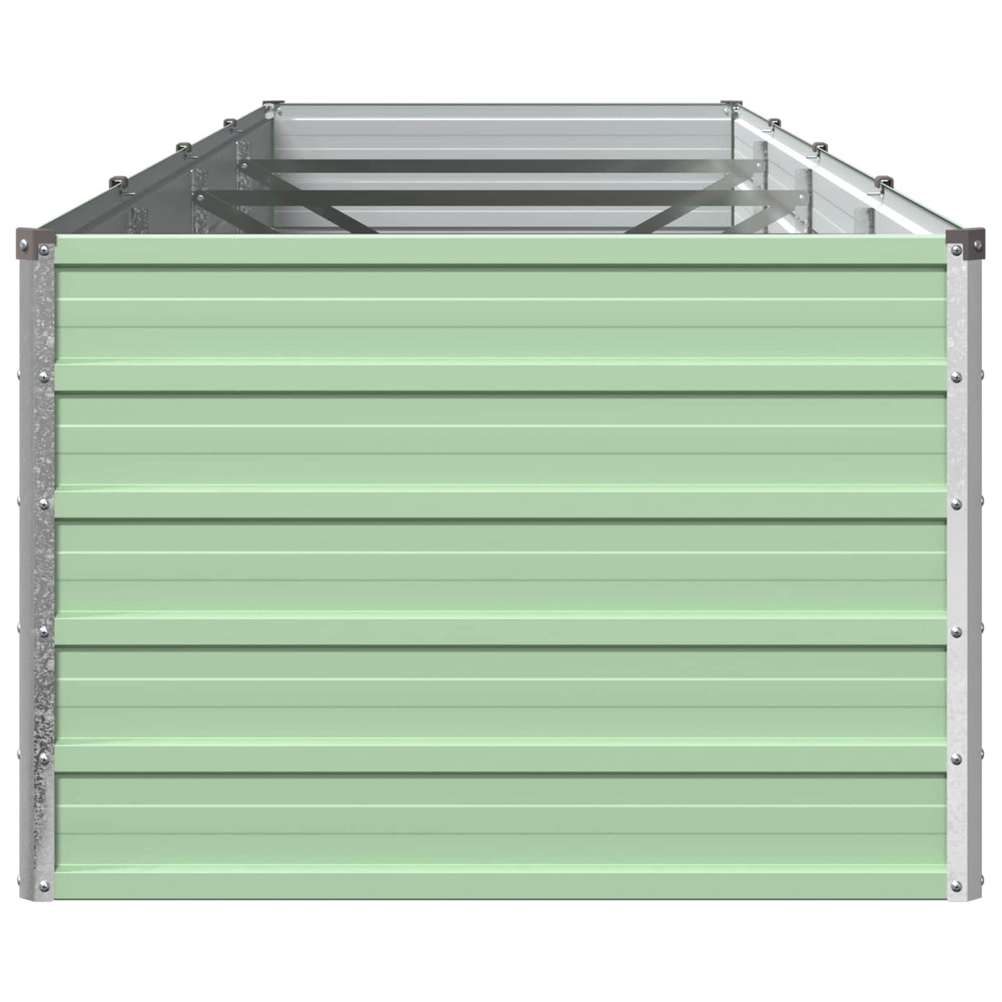 vidaXL Υψωμένο Κρεβάτι Κήπου Παστέλ Πράσινο 320 x 80 x 55 εκ.