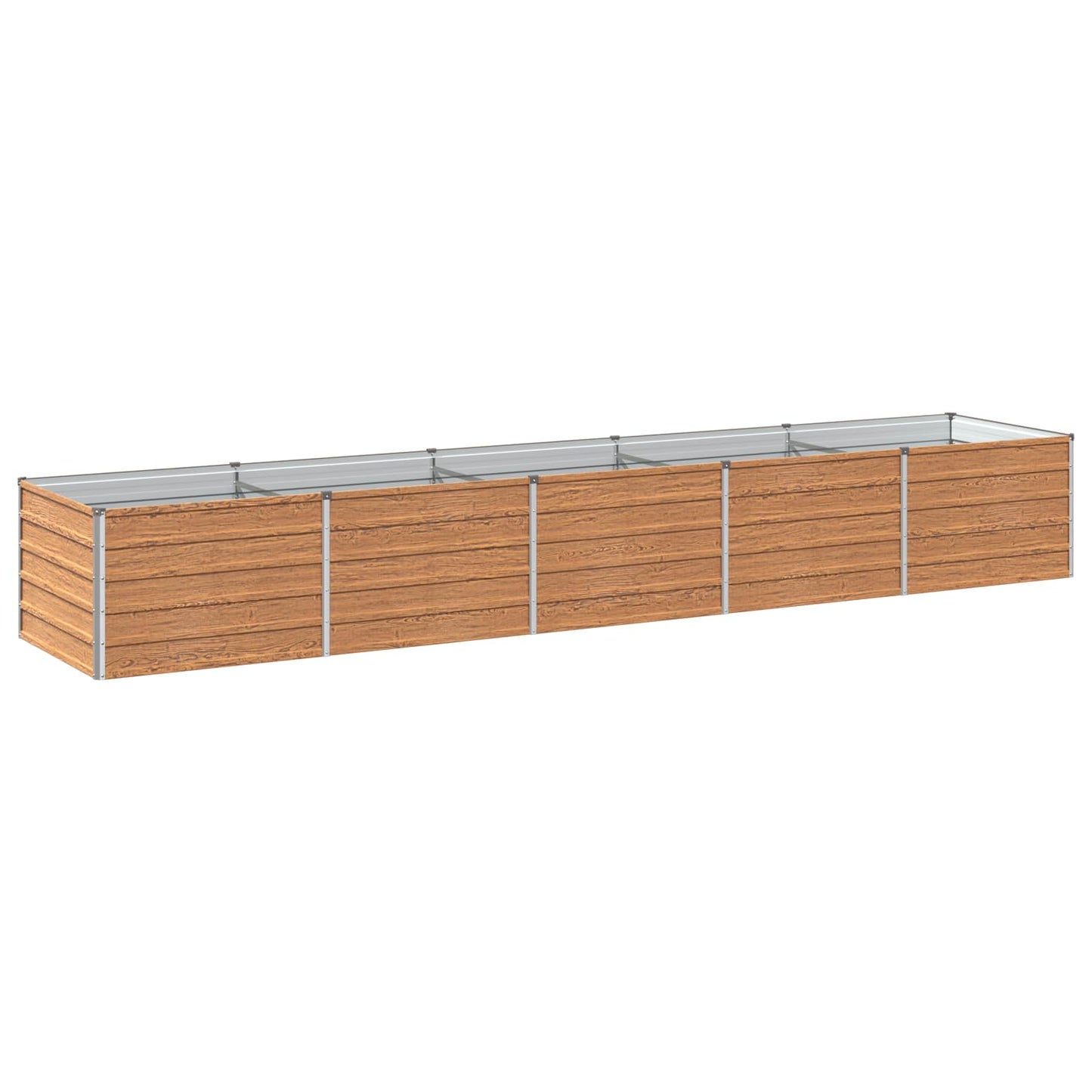 vidaXL Υψωμένο Κρεβάτι Κήπου Ξύλινο Καφέ 400 x 80 x 55 εκ.