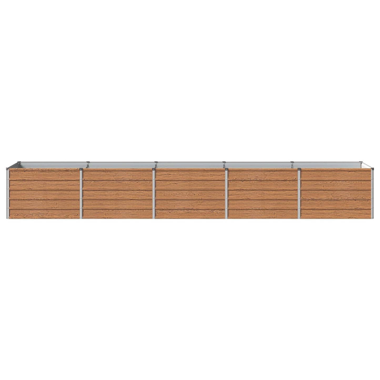 vidaXL Υψωμένο Κρεβάτι Κήπου Ξύλινο Καφέ 400 x 80 x 55 εκ.