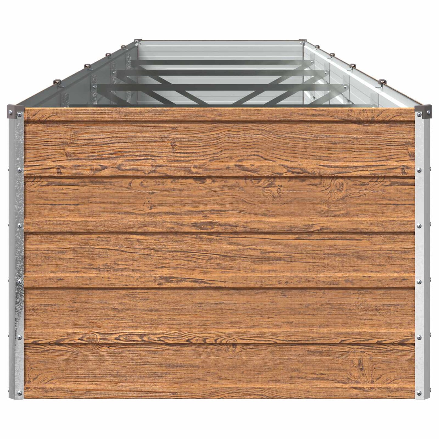vidaXL Υψωμένο Κρεβάτι Κήπου Ξύλινο Καφέ 400 x 80 x 55 εκ.