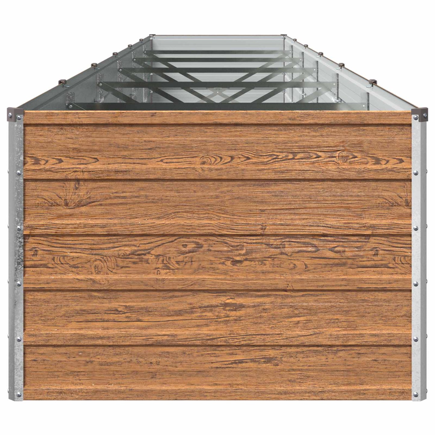 vidaXL Υψωμένο Κρεβάτι Κήπου Ξύλινο Καφέ 480 x 80 x 55 εκ.